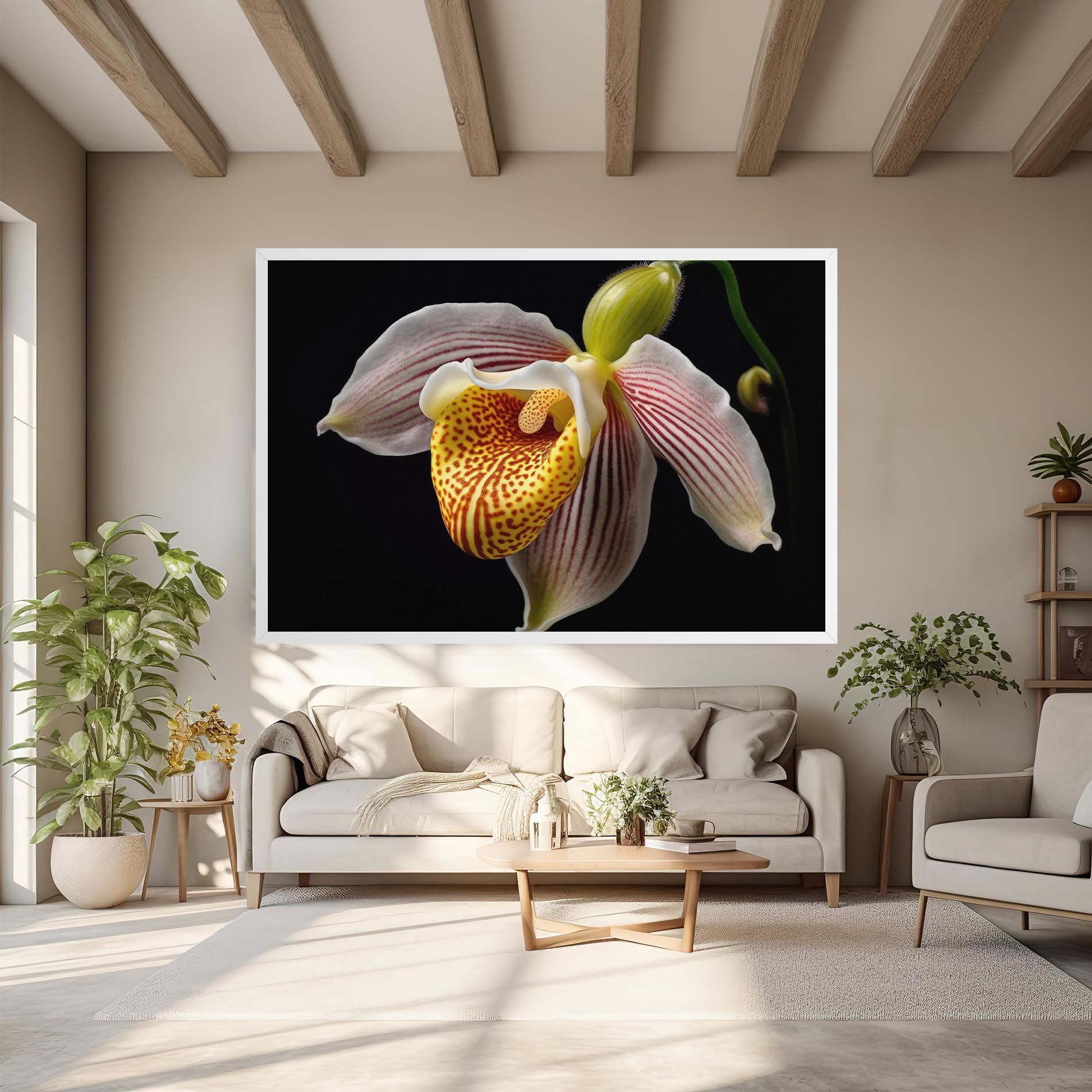 Orchid On Black mockup 6