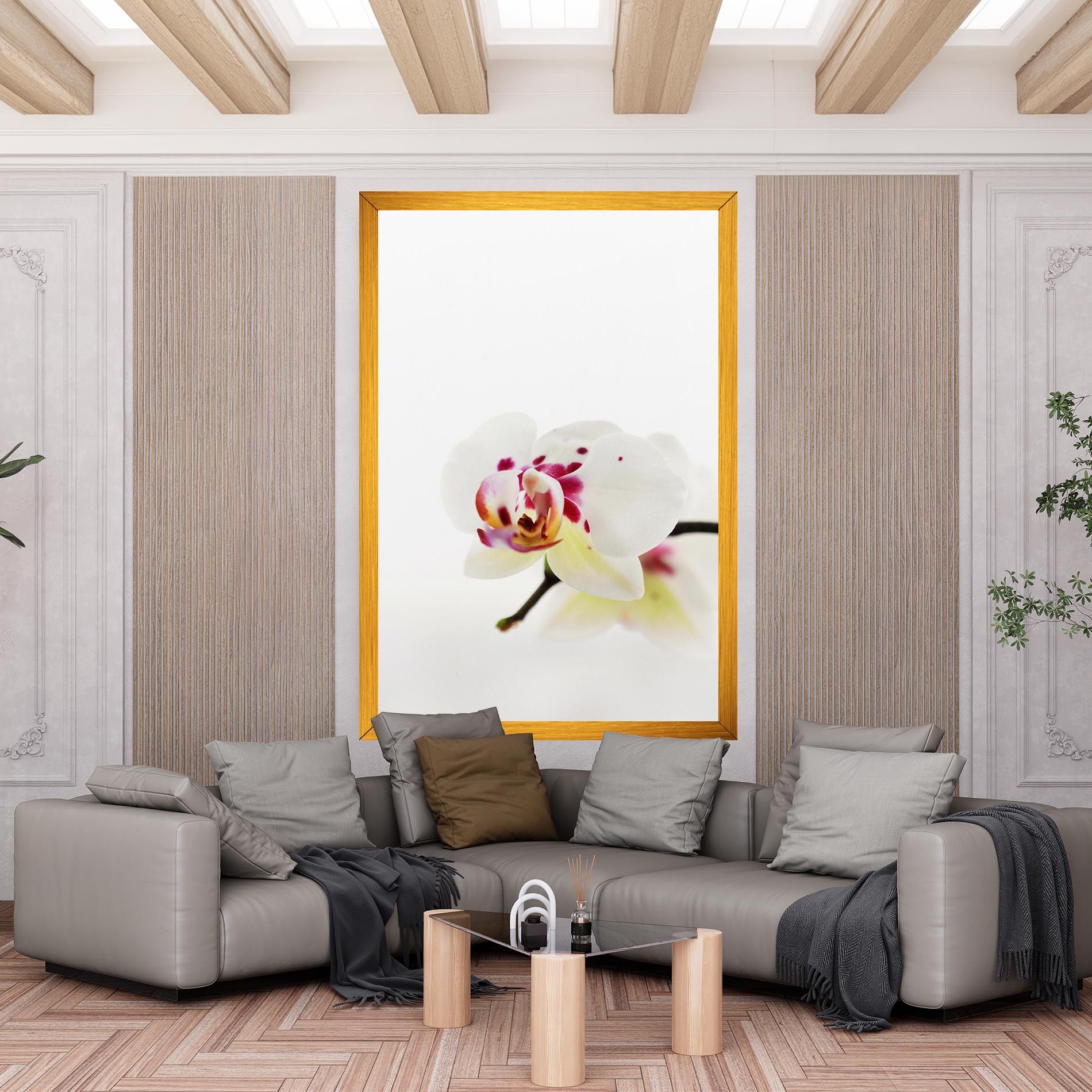 Clean White Orchid mockup 6