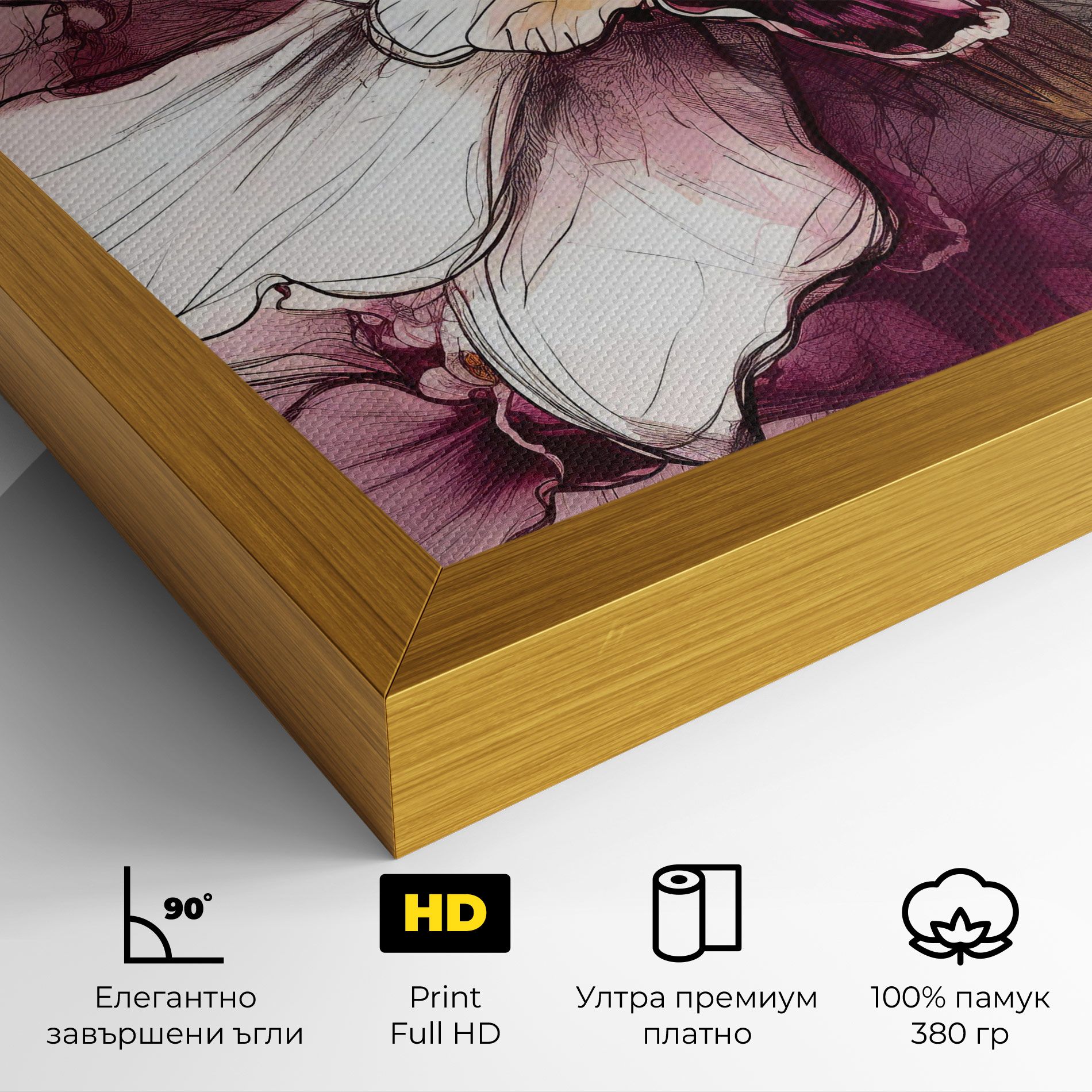 Painted Purple Orchid mockup 4