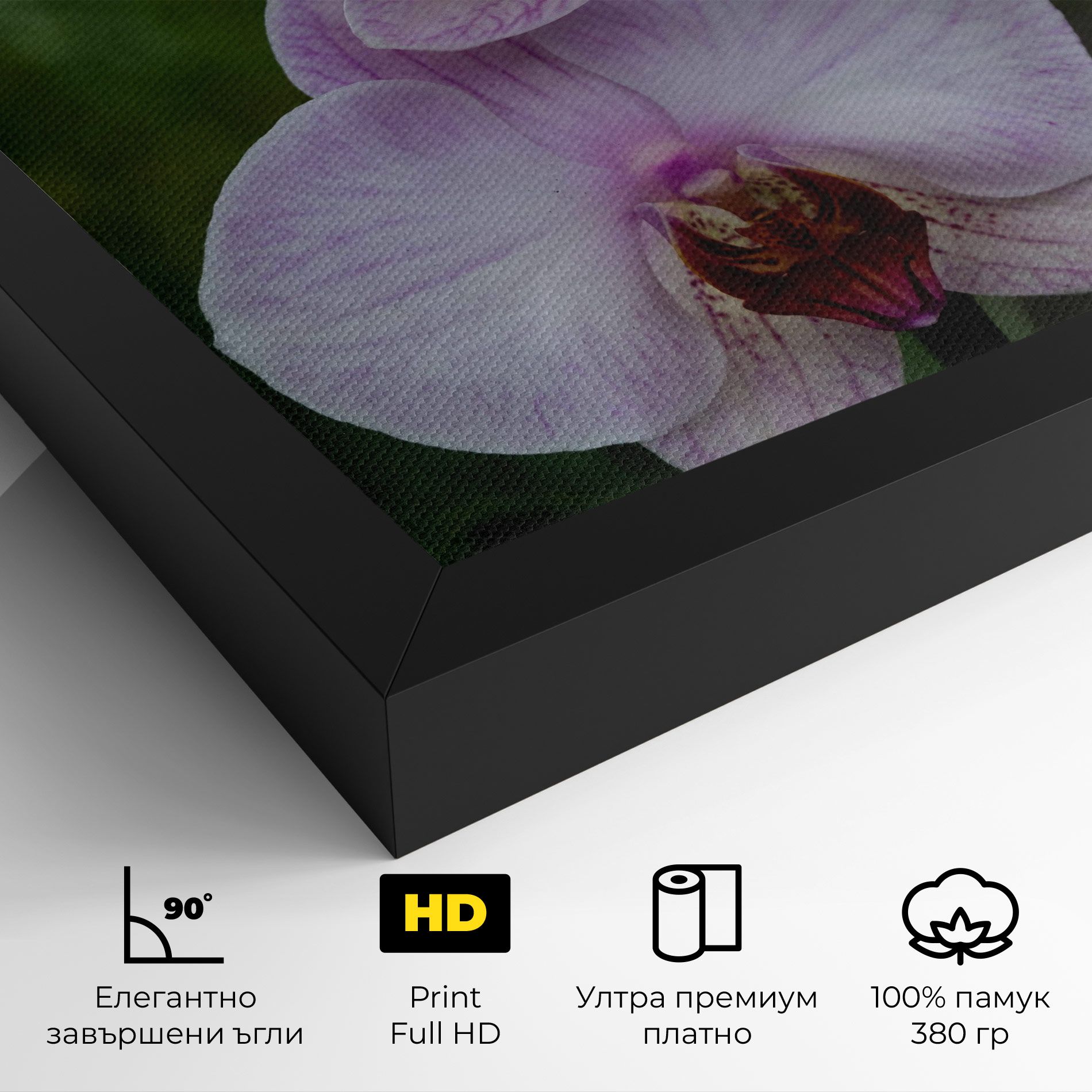 Garden Light Purple Orchid mockup 4