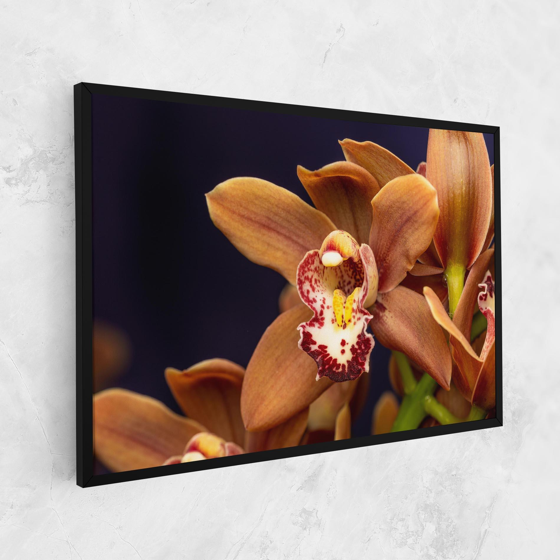 Картина на платно Dirty Orange Orchid mockup 1