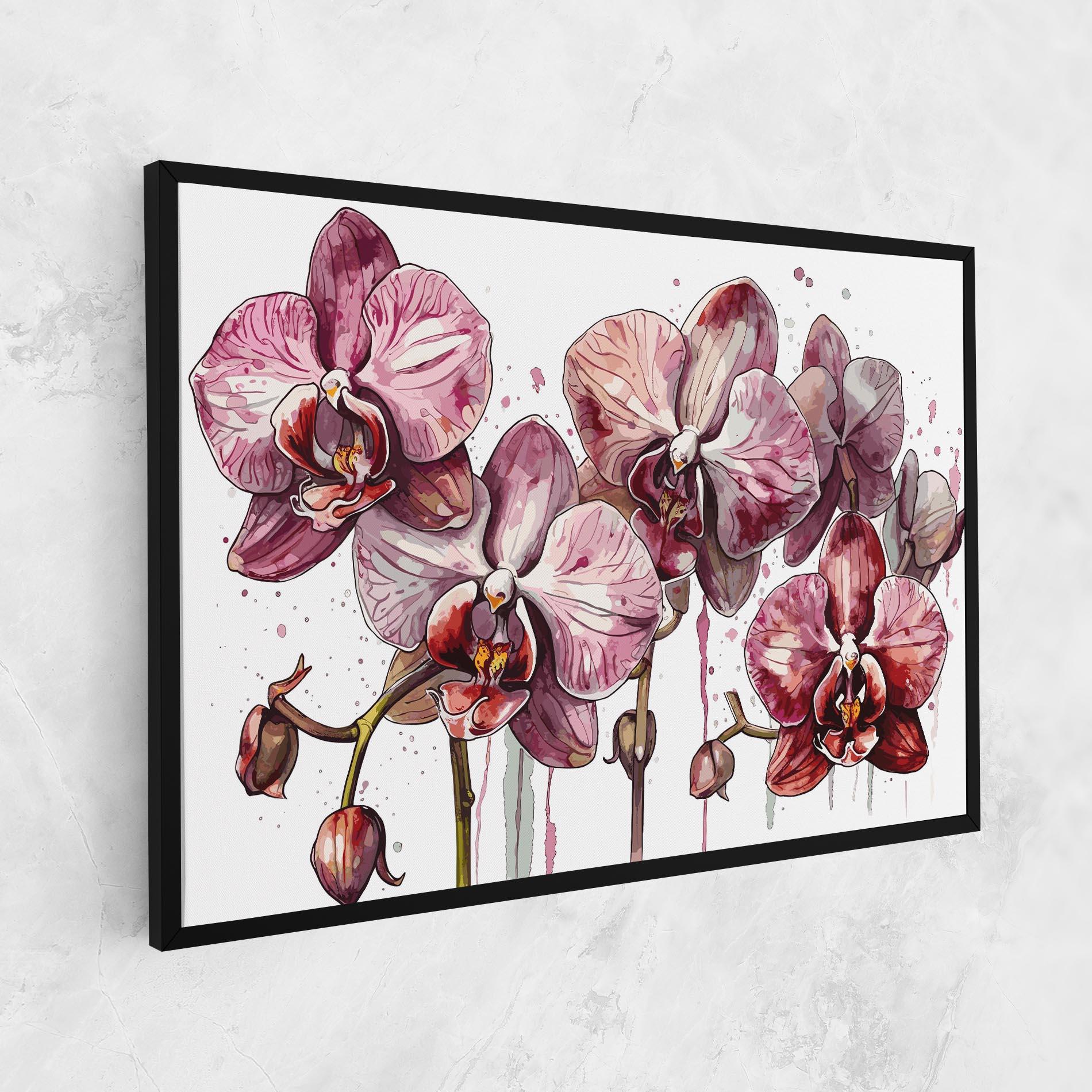 Картина на платно Orchid Art mockup 1