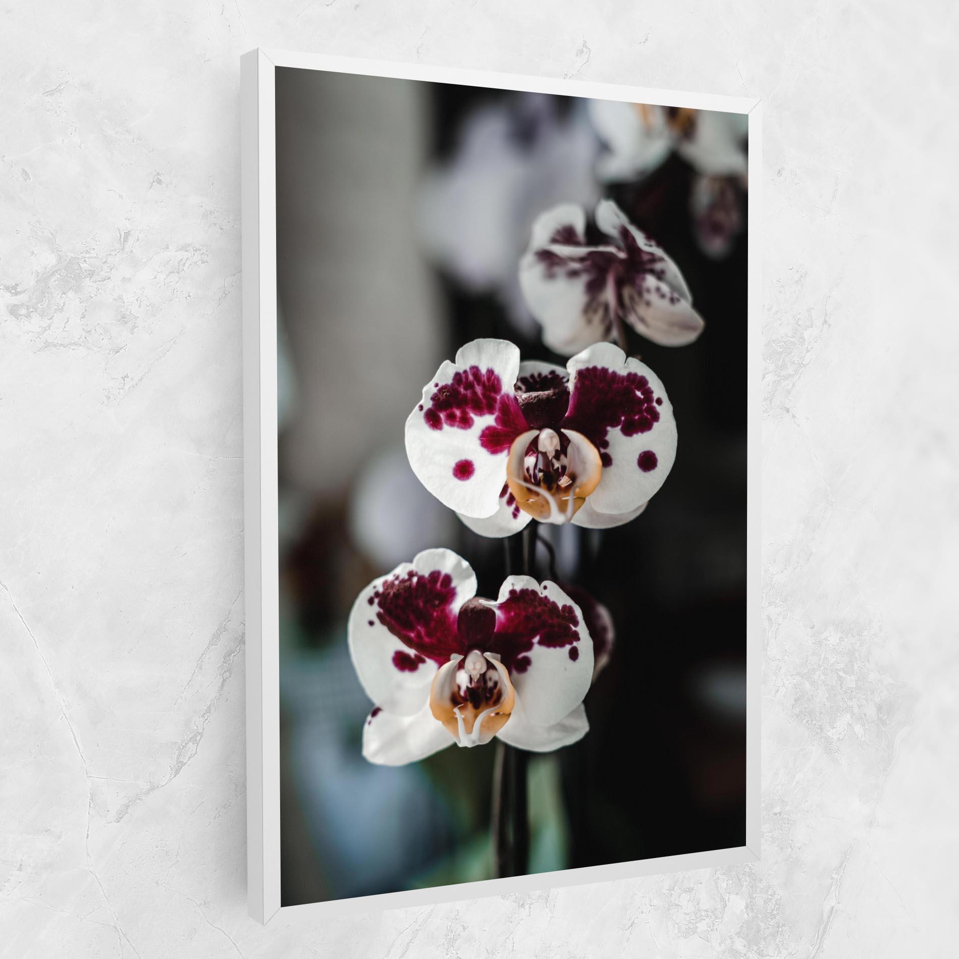 Картина на платно Dark Purple Orchid mockup 1