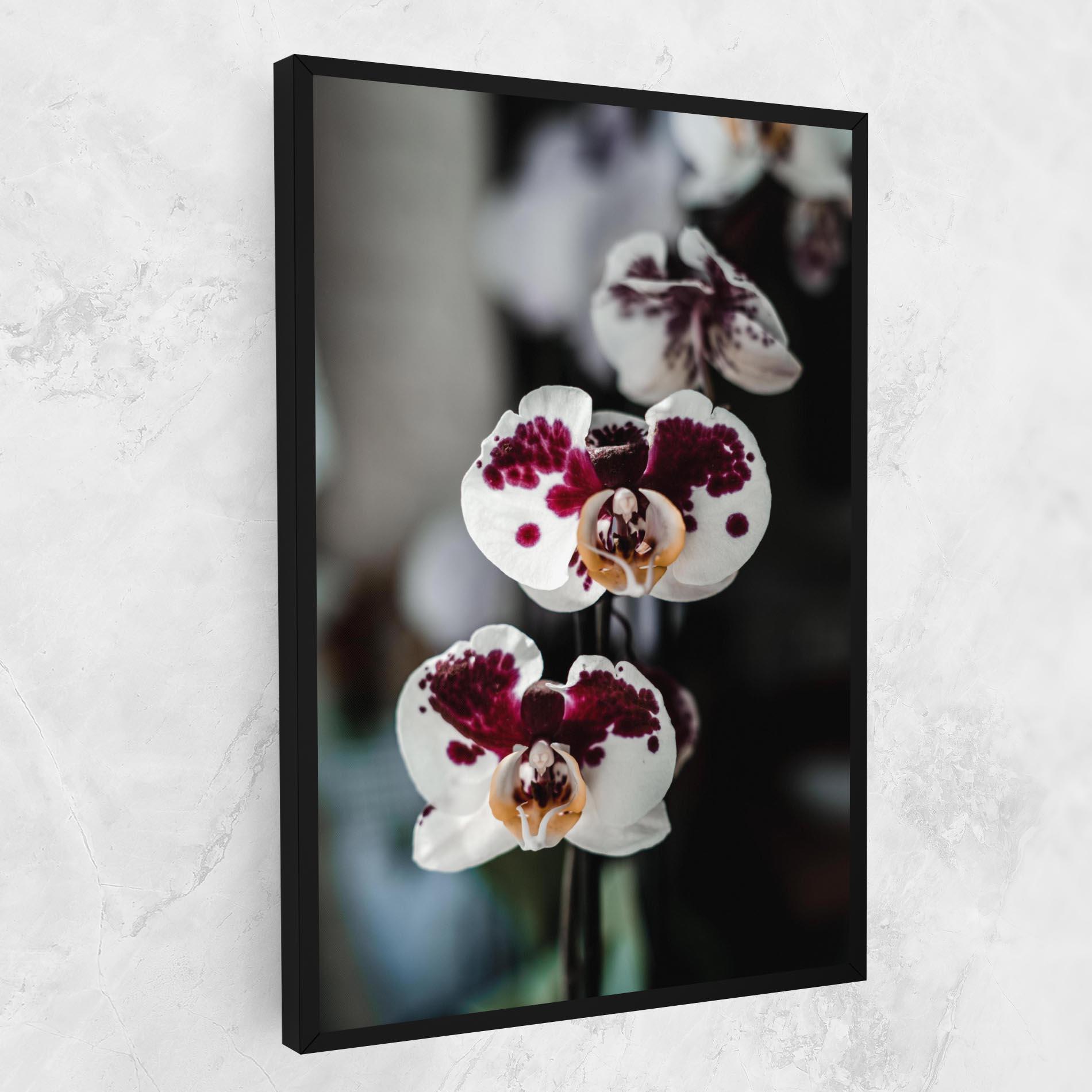 Картина на платно Dark Purple Orchid mockup 1