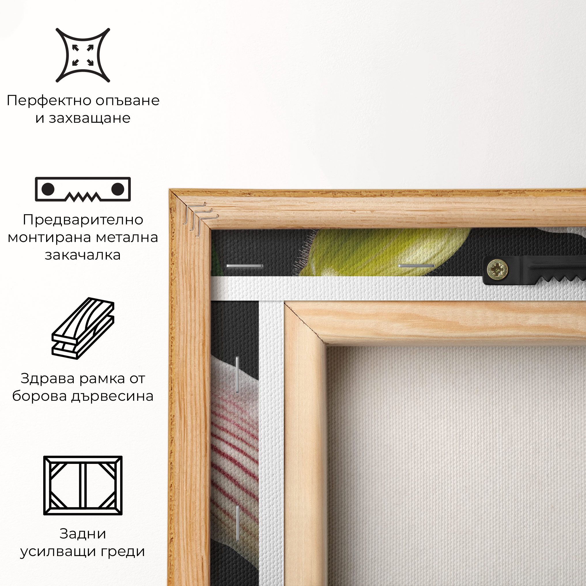 Orchid On Black mockup 5