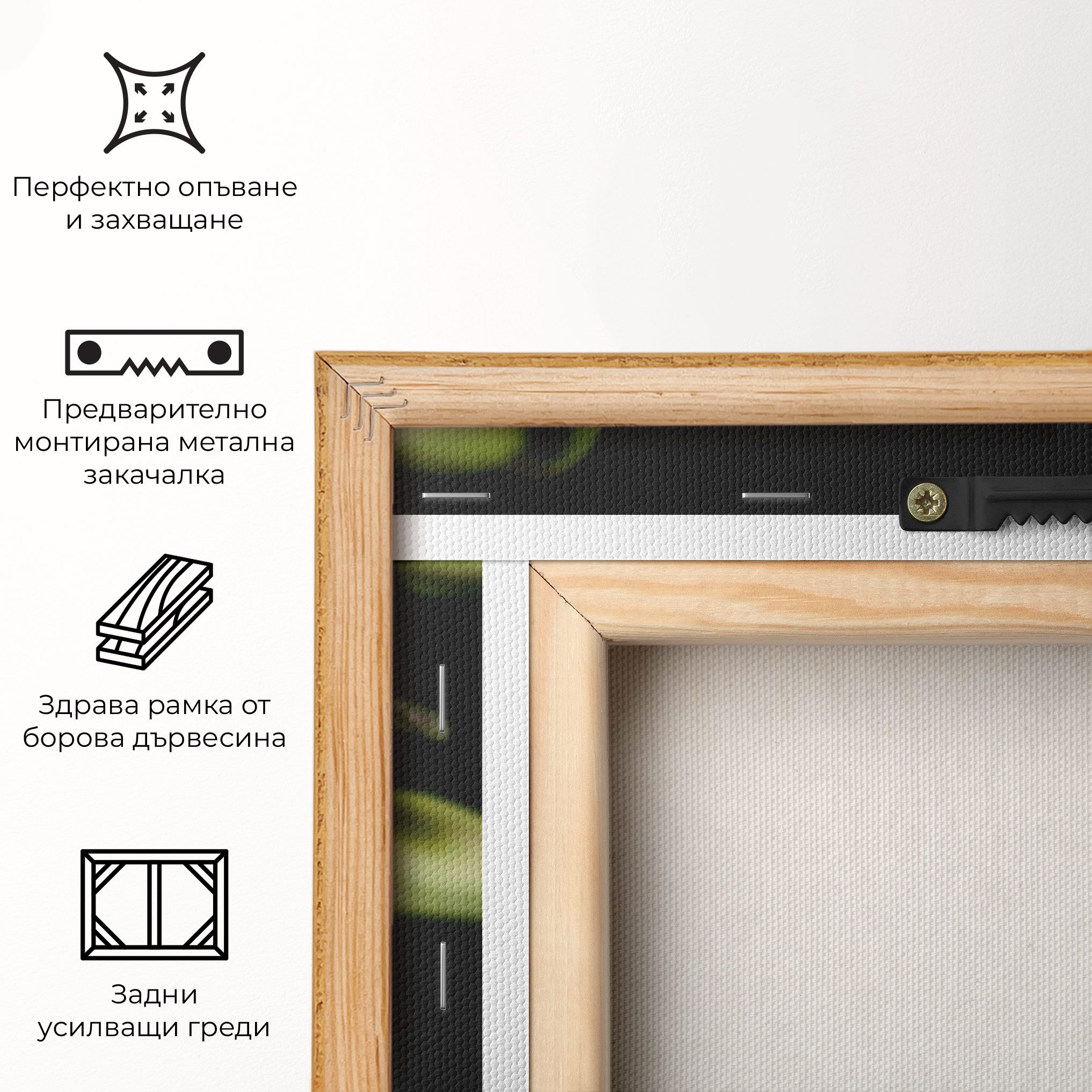 Orchids On Black mockup 5