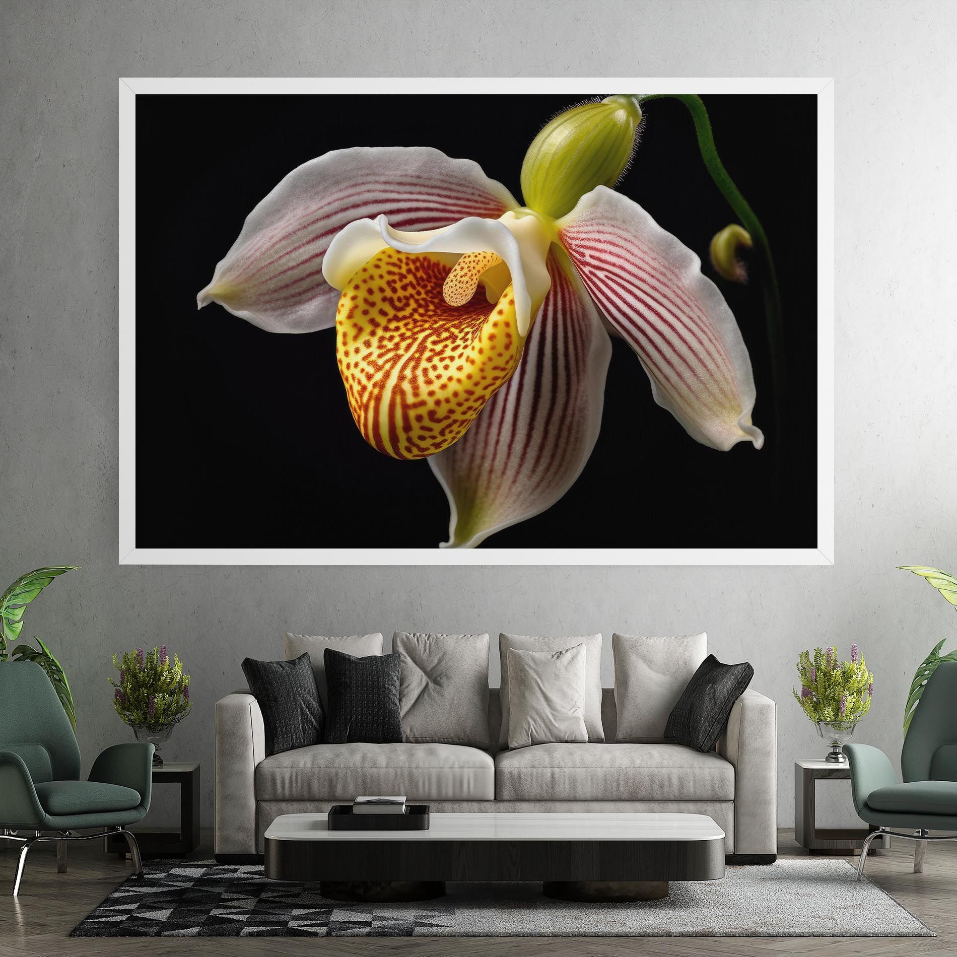 Orchid On Black mockup 7