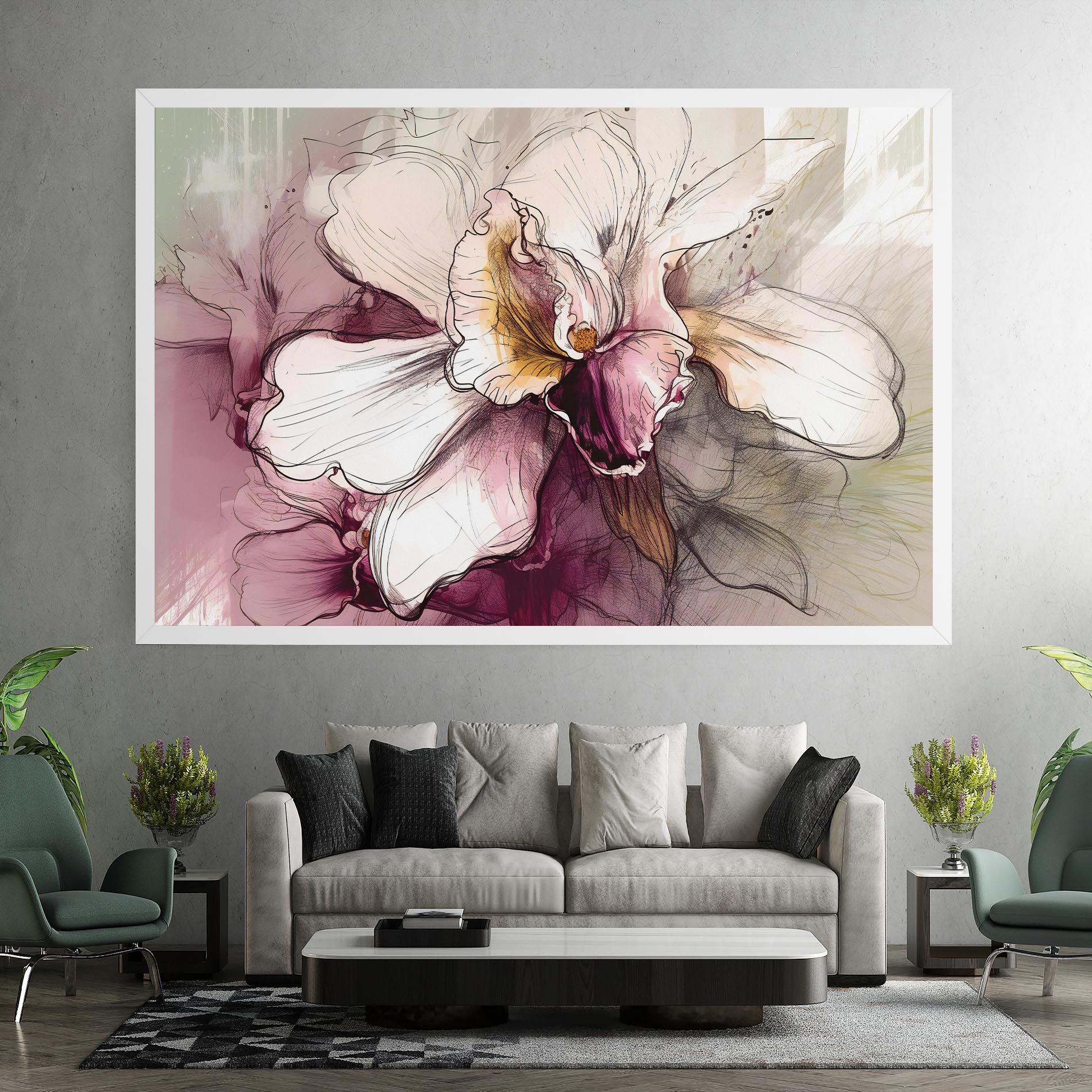 Painted Purple Orchid mockup 7