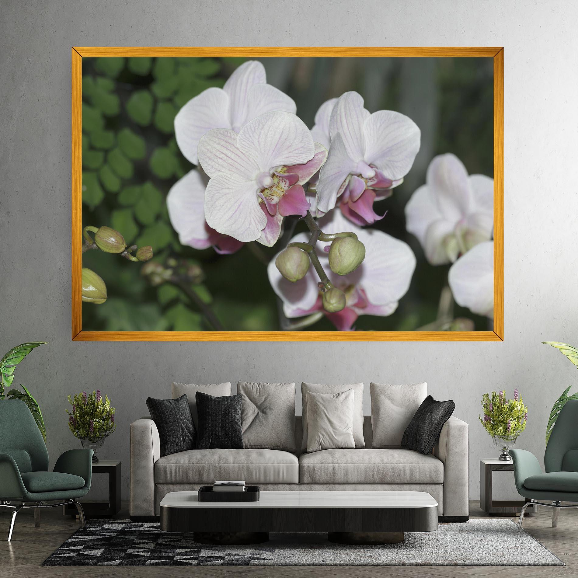 Картина на платно Orchid Botanical Garden mockup 7