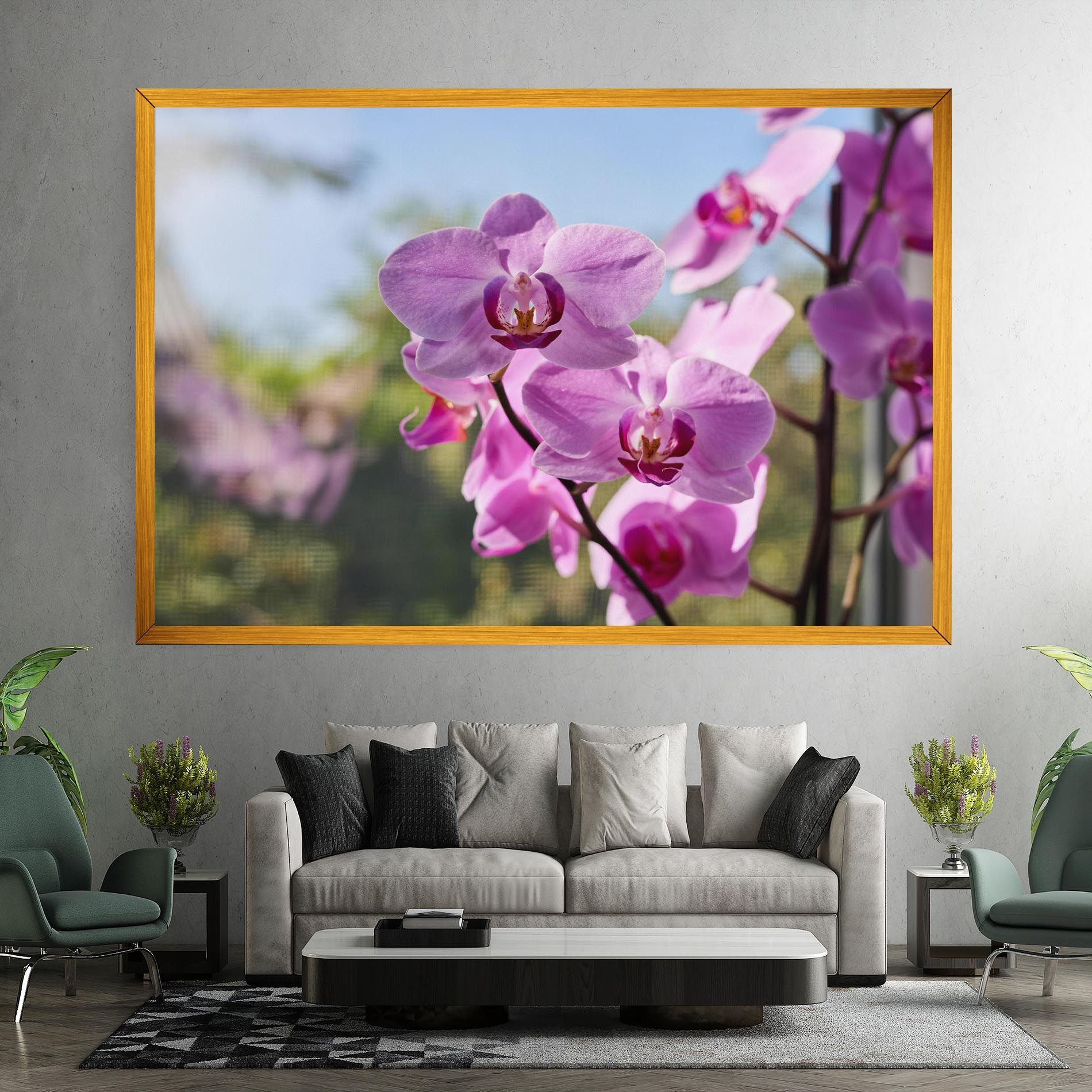 Orchids In The Garden mockup 7