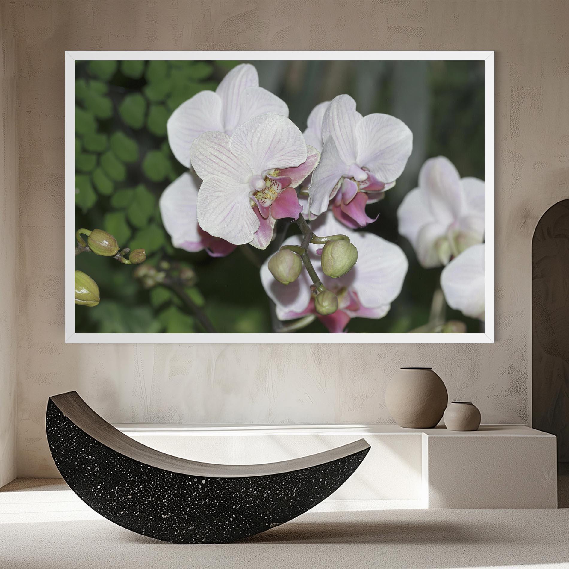 Картина на платно Orchid Botanical Garden mockup 8