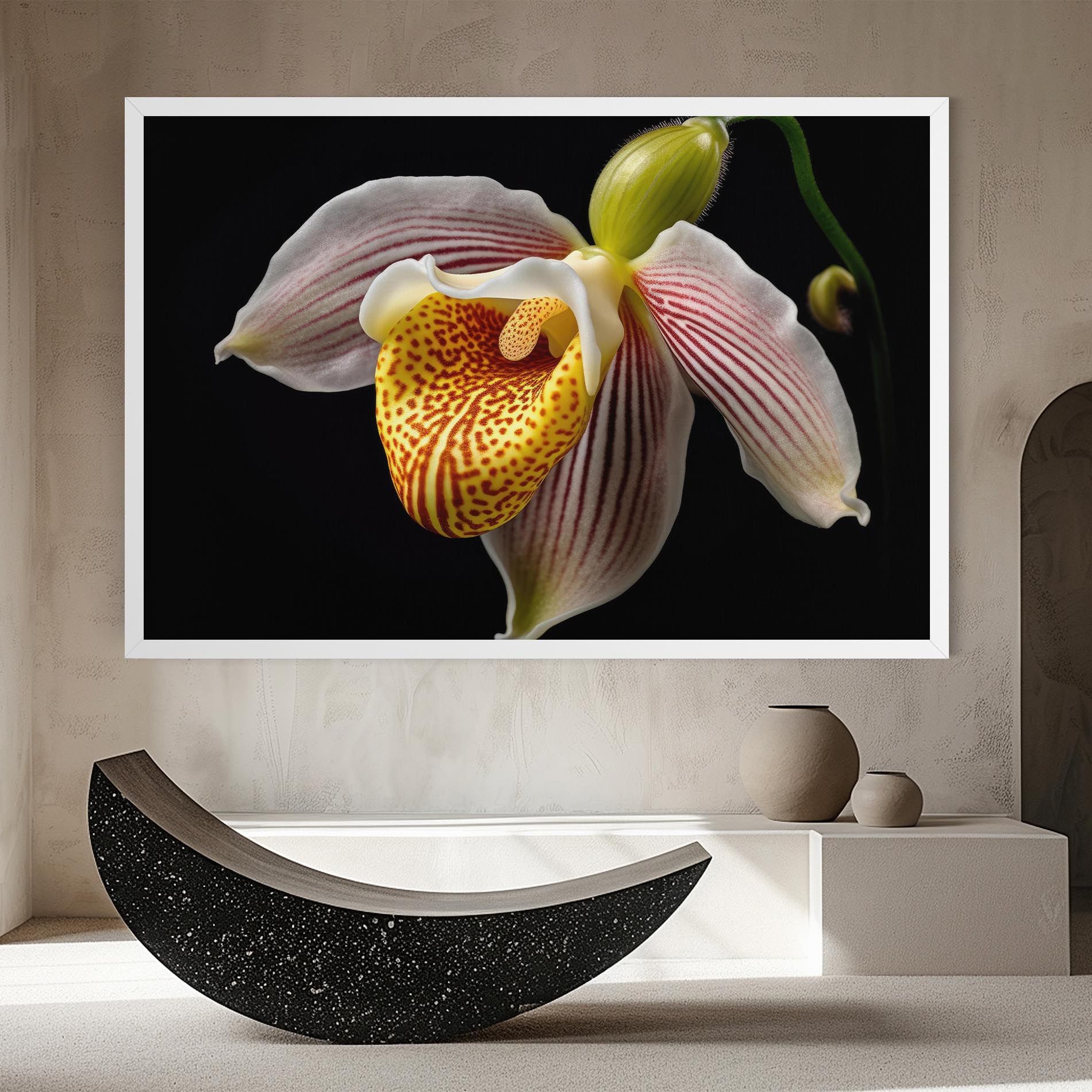 Orchid On Black mockup 8