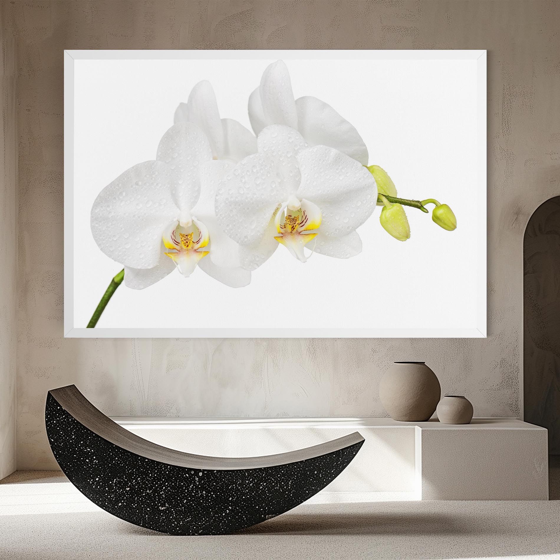 Orchids On White mockup 8