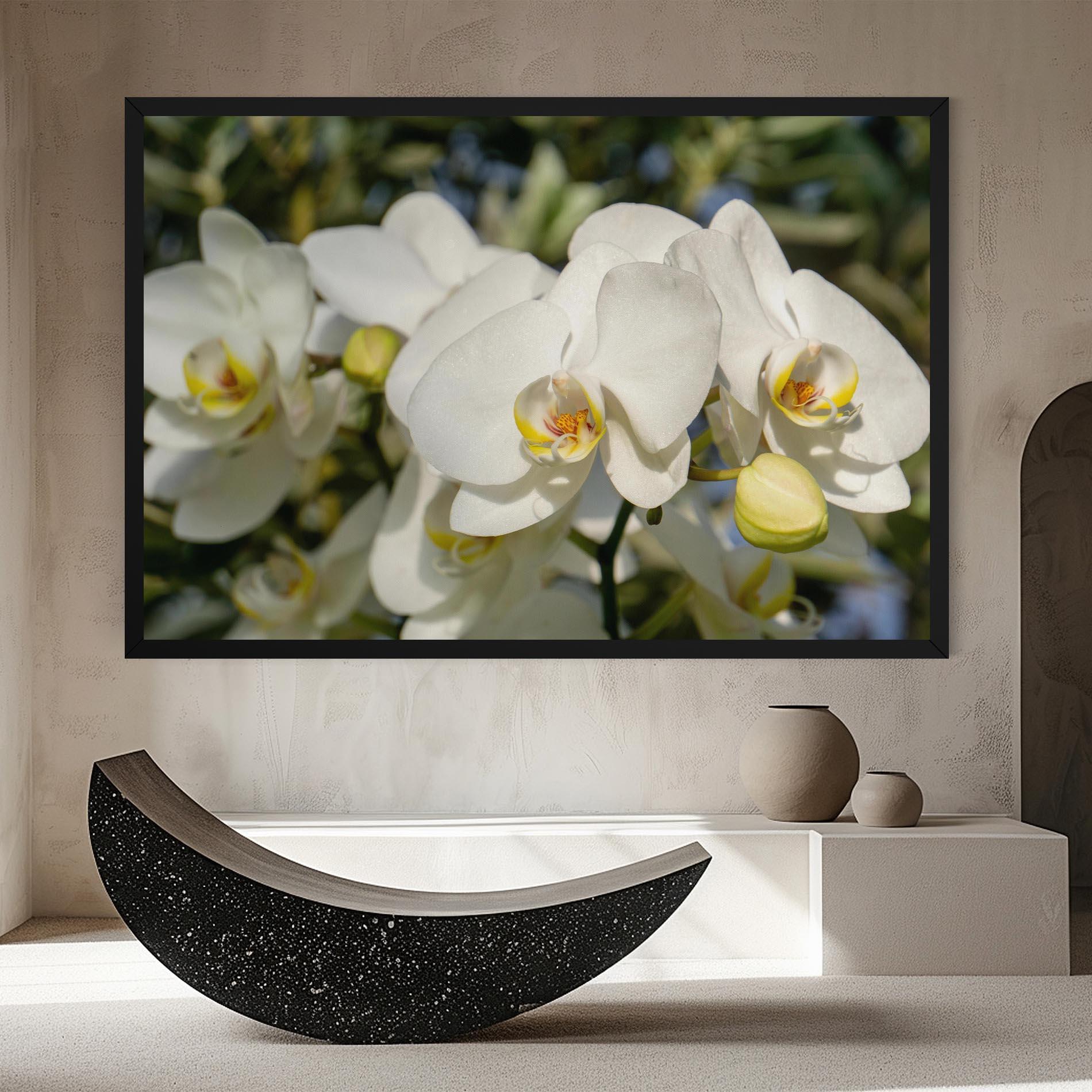 Картина на платно Big Orchids In Nature mockup 8