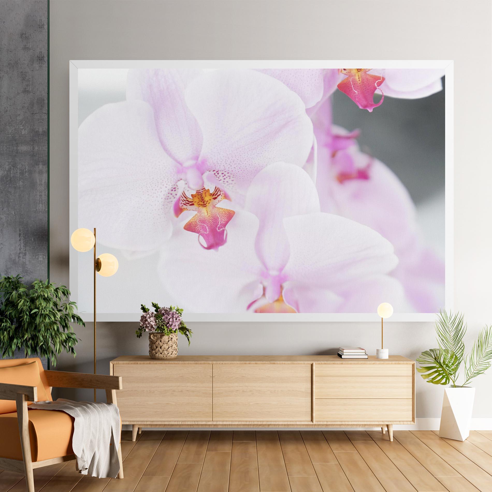 Картина на платно Light Purple Orchid mockup 9
