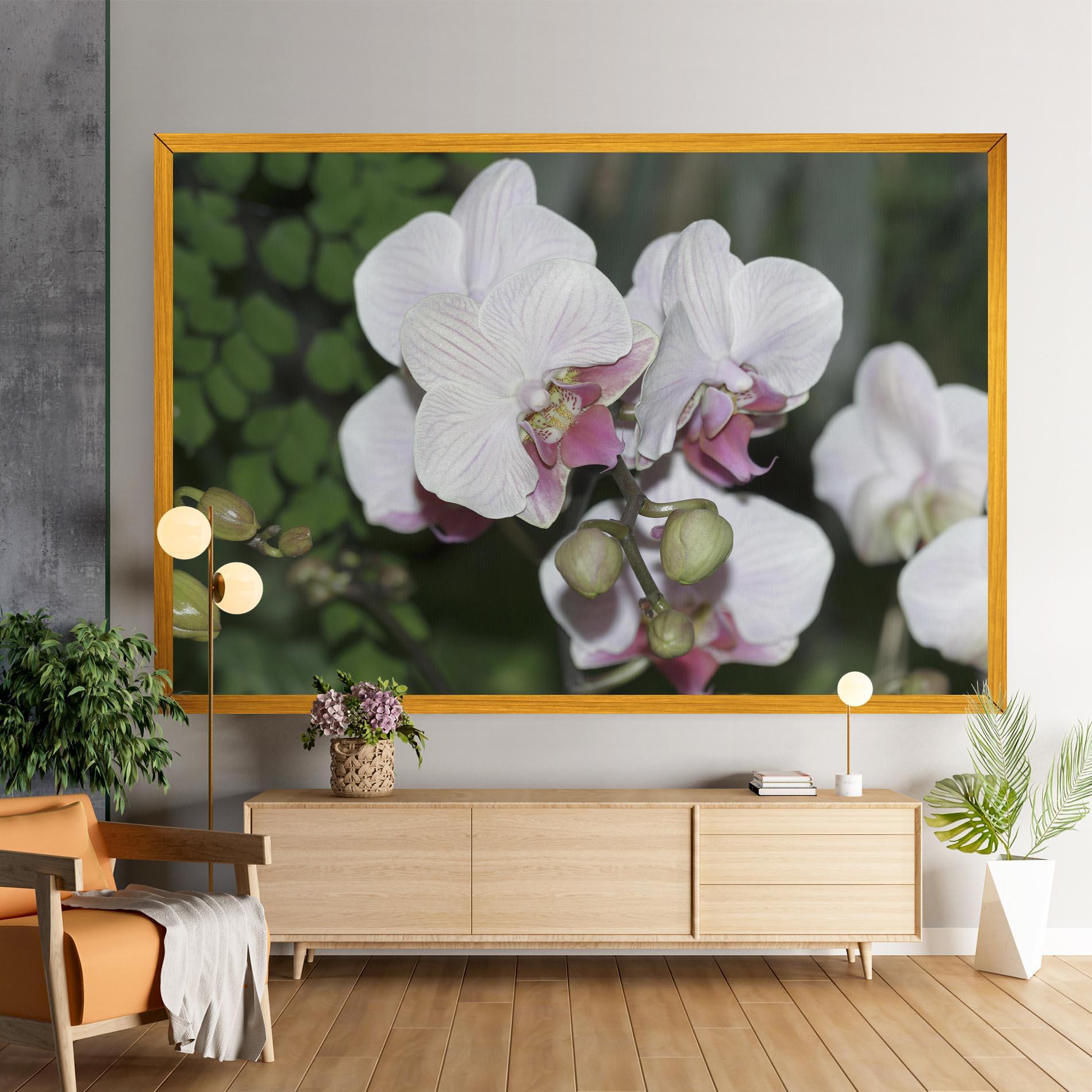 Картина на платно Orchid Botanical Garden mockup 9