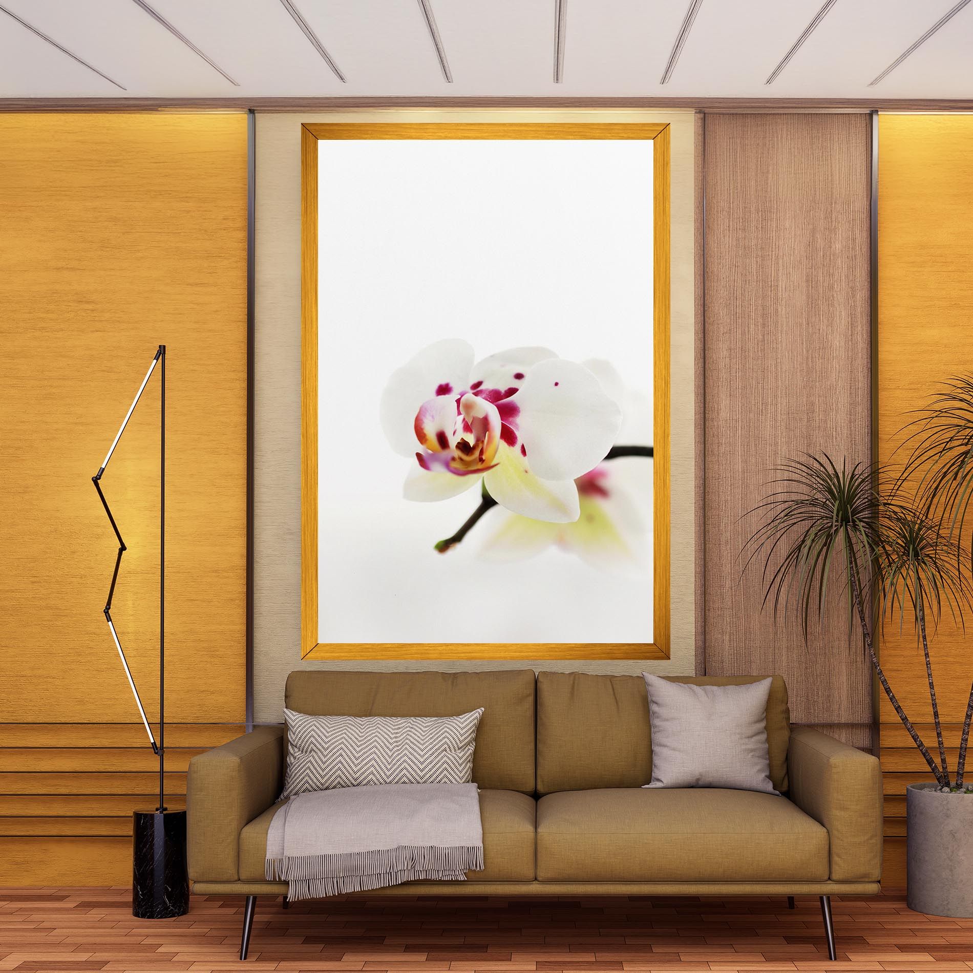 Clean White Orchid mockup 9