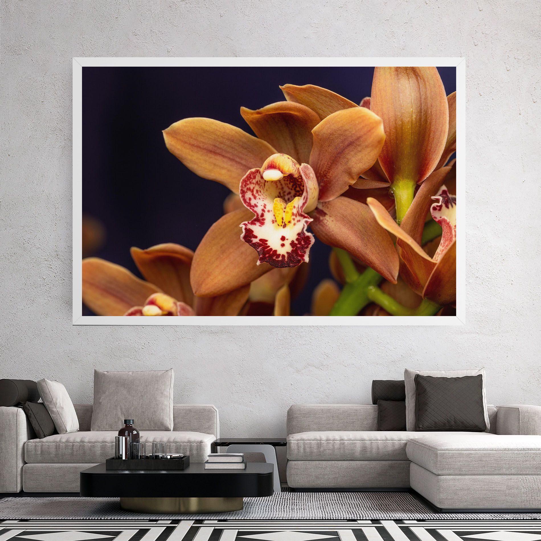Dirty Orange Orchid mockup 2