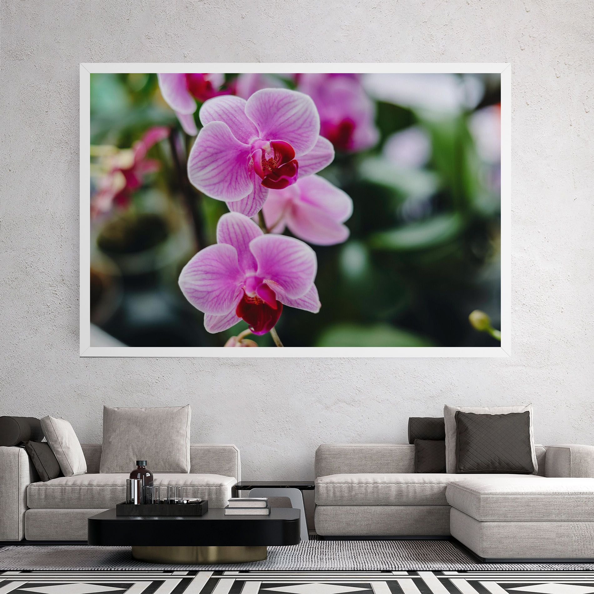Garden Purple Orchids mockup 2