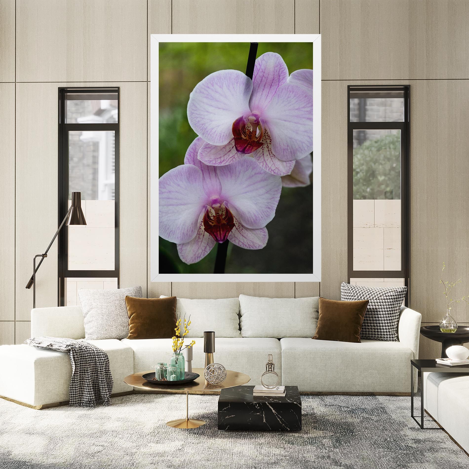 Garden Light Purple Orchid mockup 2