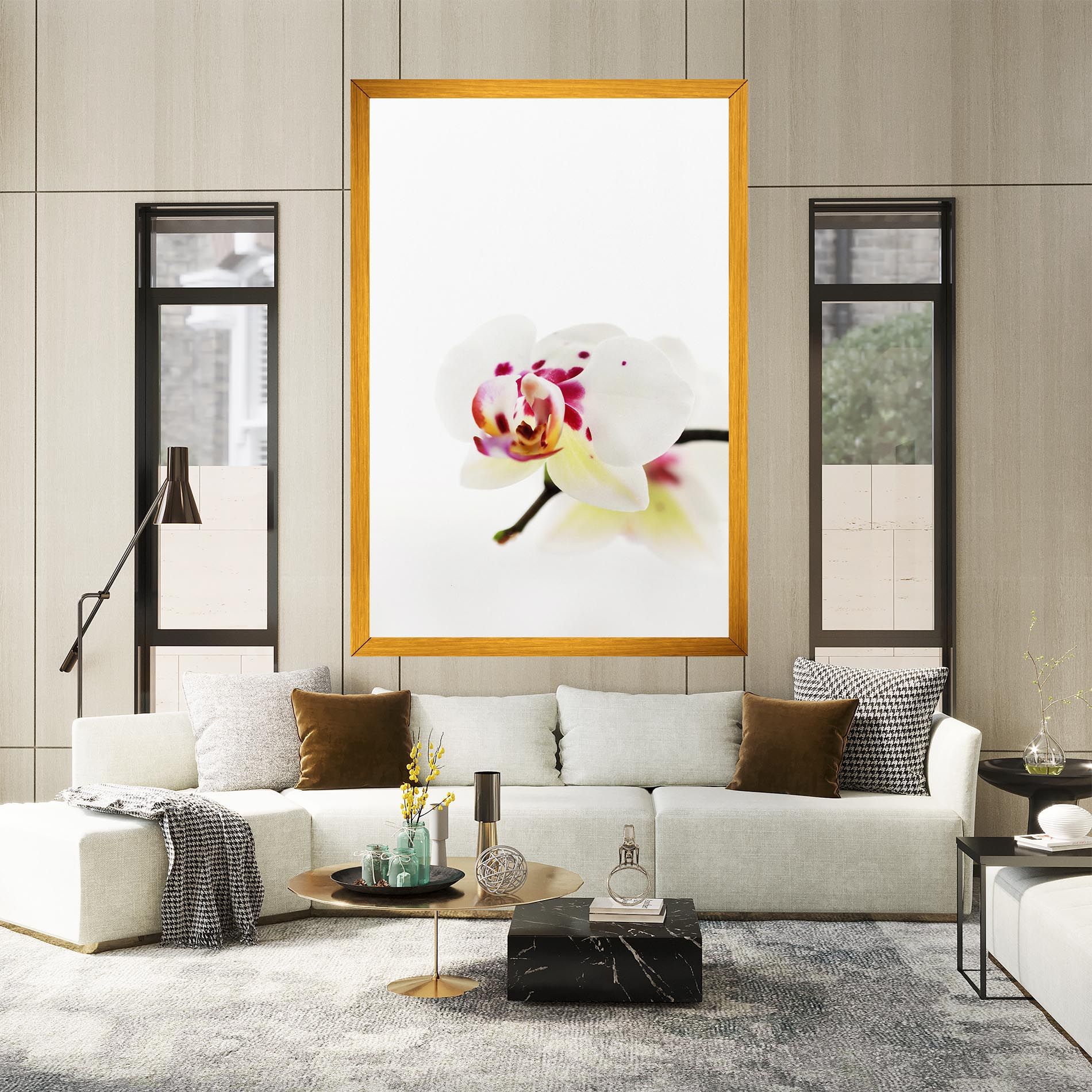 Clean White Orchid mockup 2