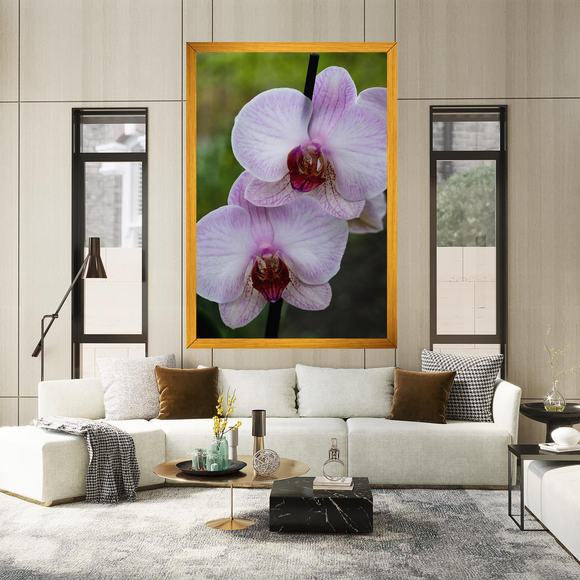 Garden Light Purple Orchid mockup 2