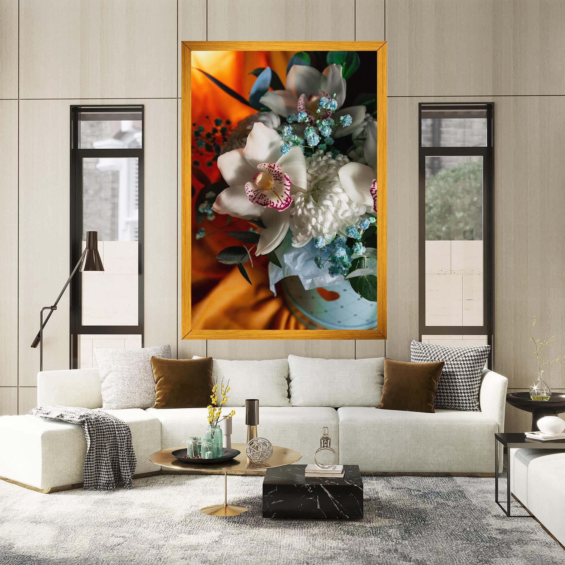 Orchid In Vase mockup 2