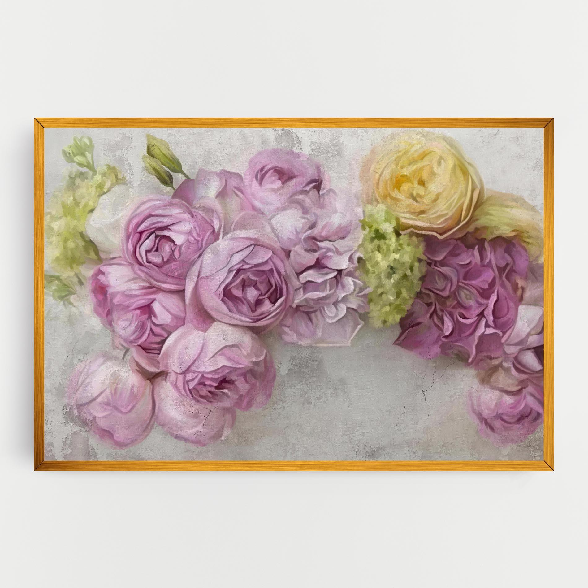 Картина на платно Trandafiri Colorati mockup 0