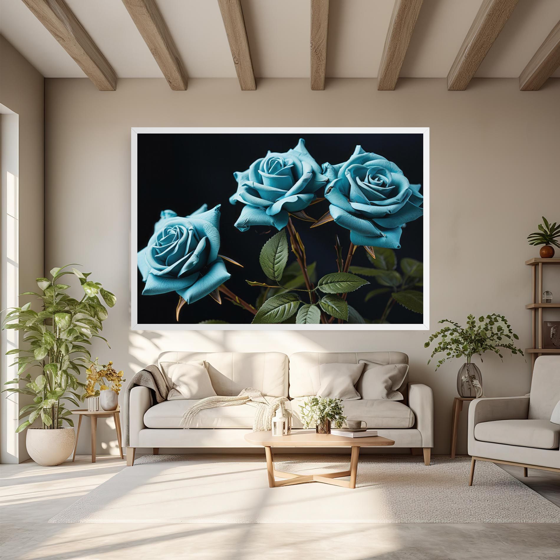 Blue Roses mockup 6