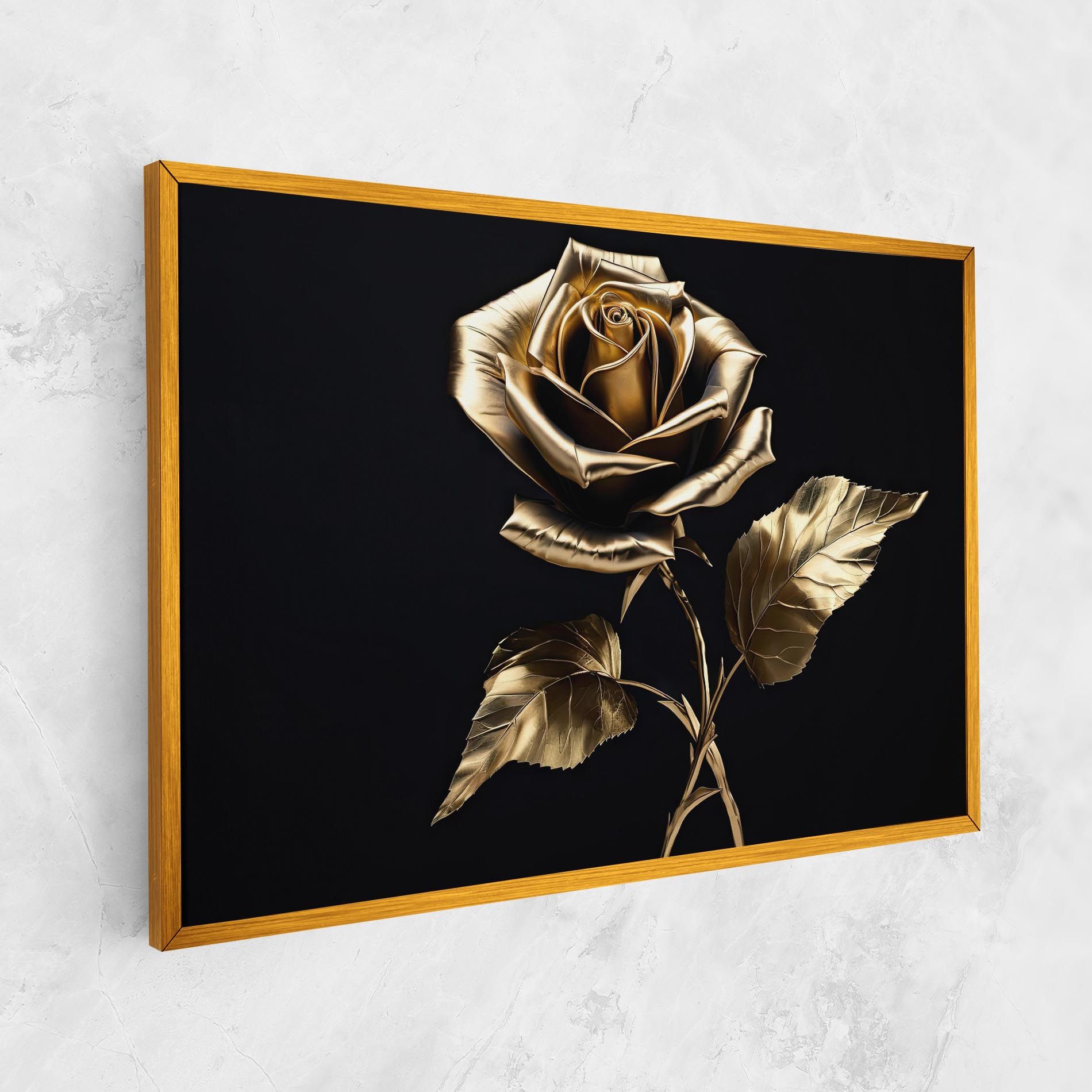 Beautiful Golden Rose mockup 1