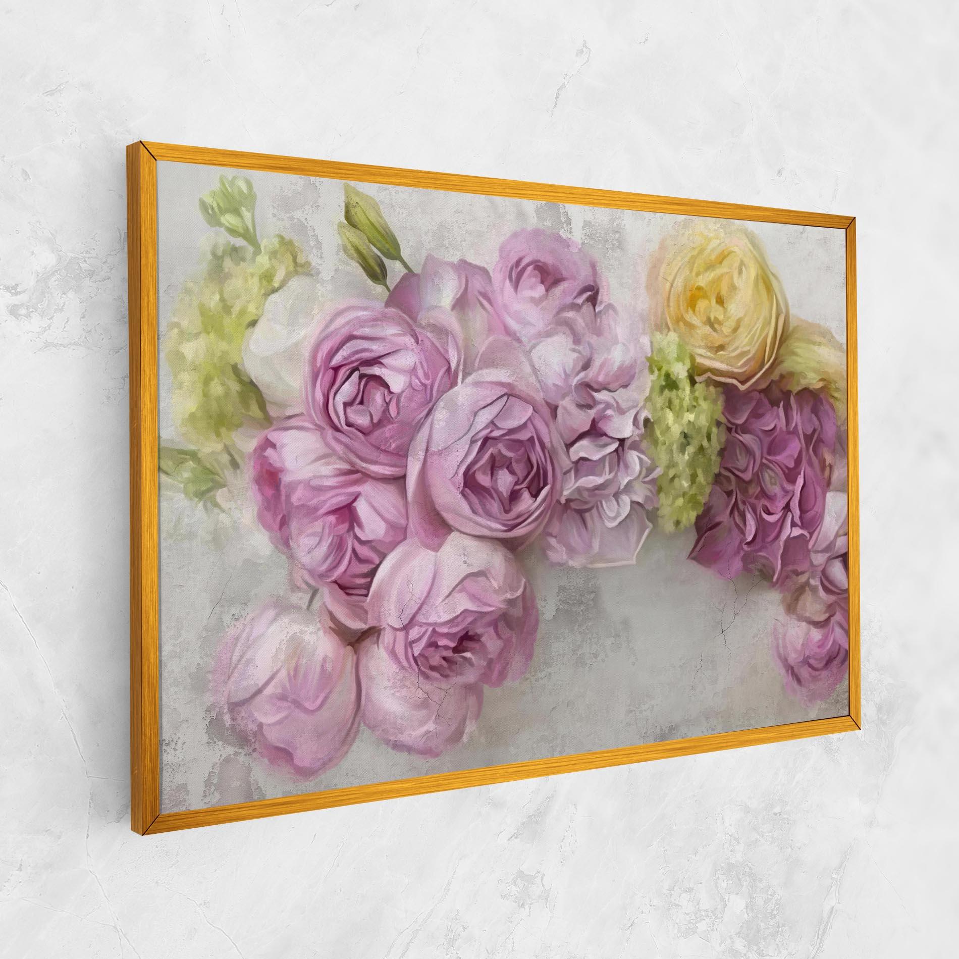 Картина на платно Trandafiri Colorati mockup 1