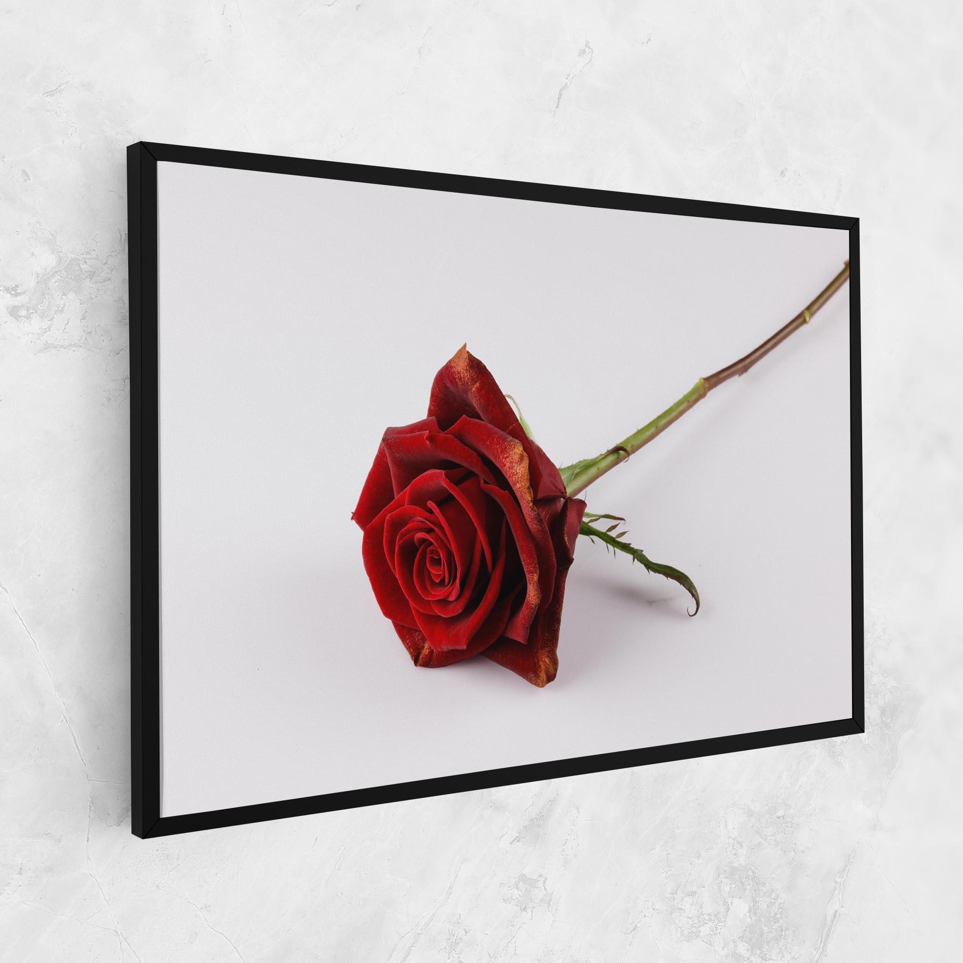 Картина на платно Lonely Rose mockup 1