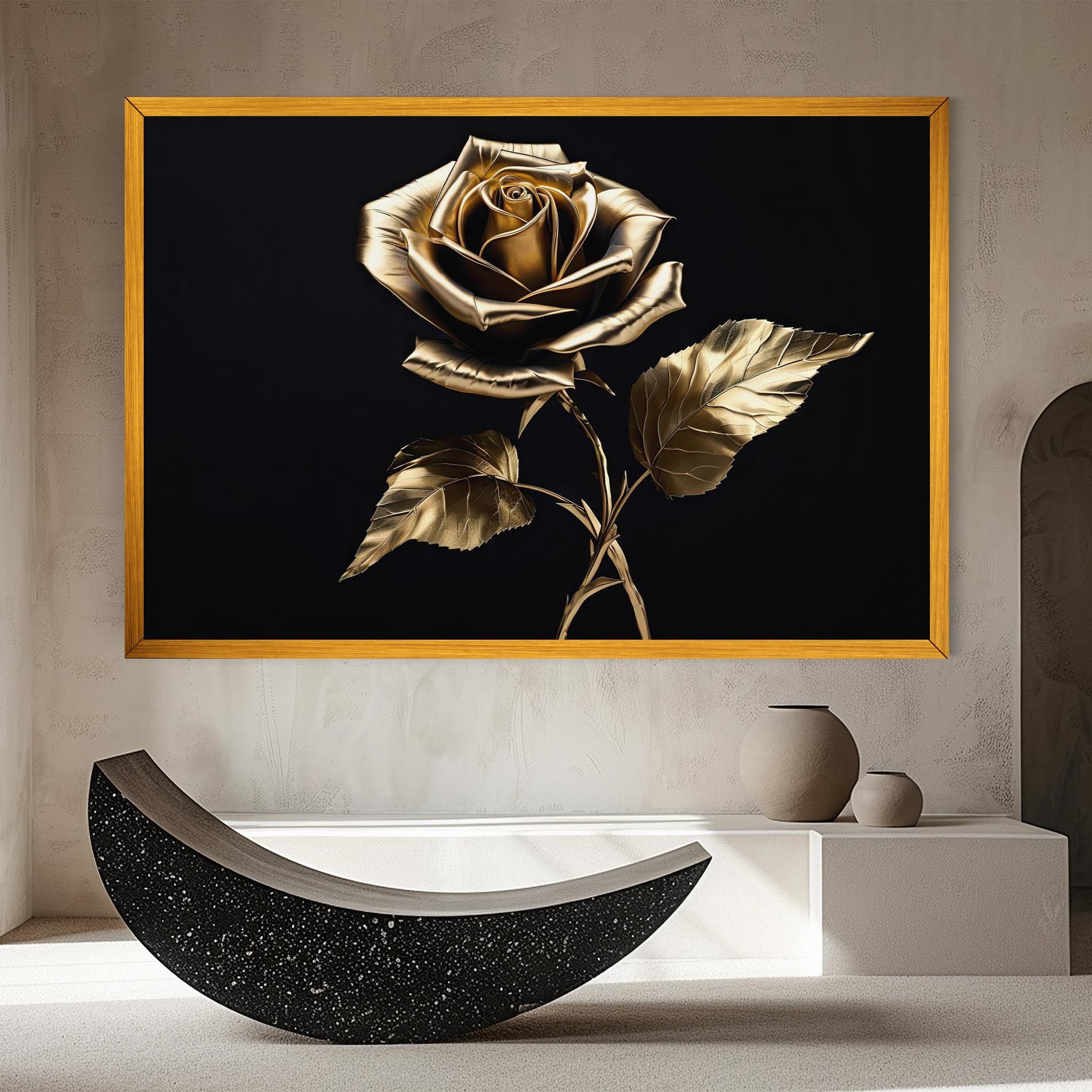 Beautiful Golden Rose mockup 8
