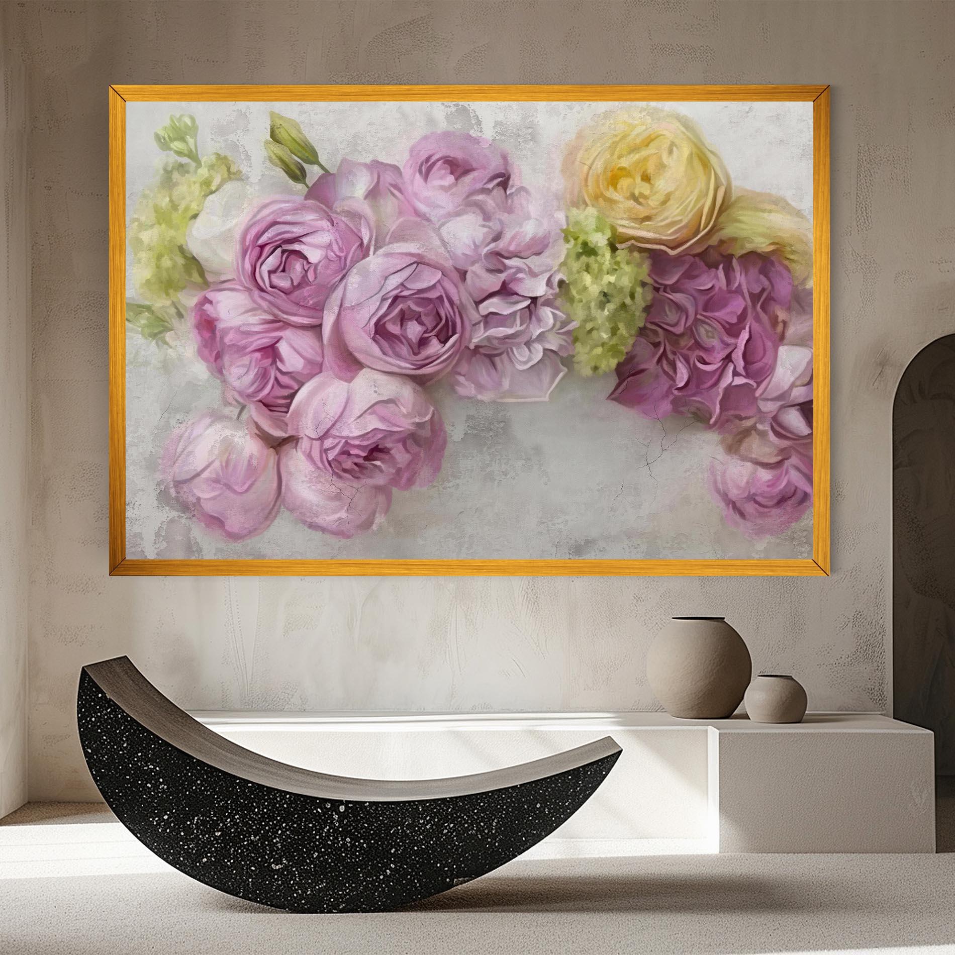 Картина на платно Trandafiri Colorati mockup 8