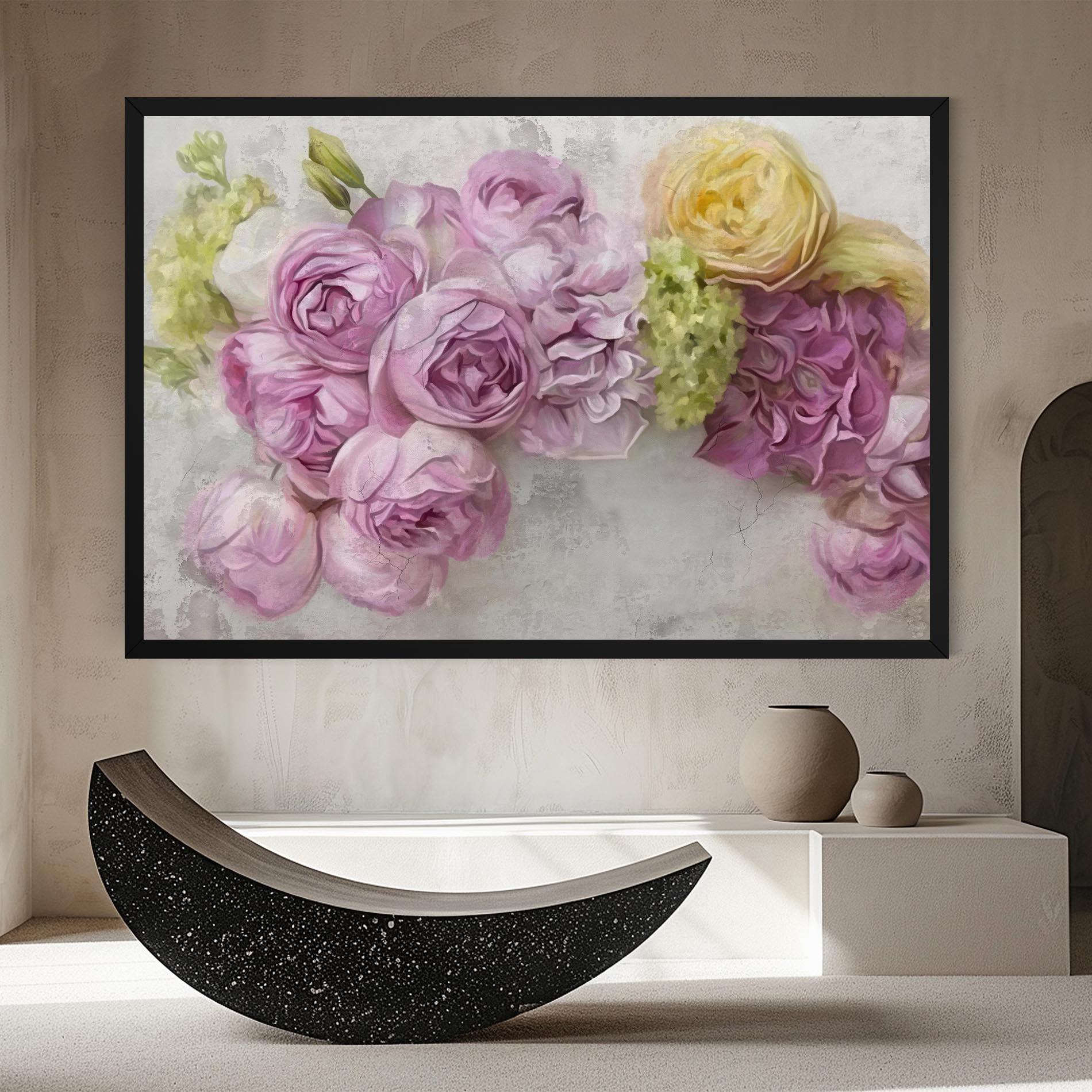 Картина на платно Trandafiri Colorati mockup 8