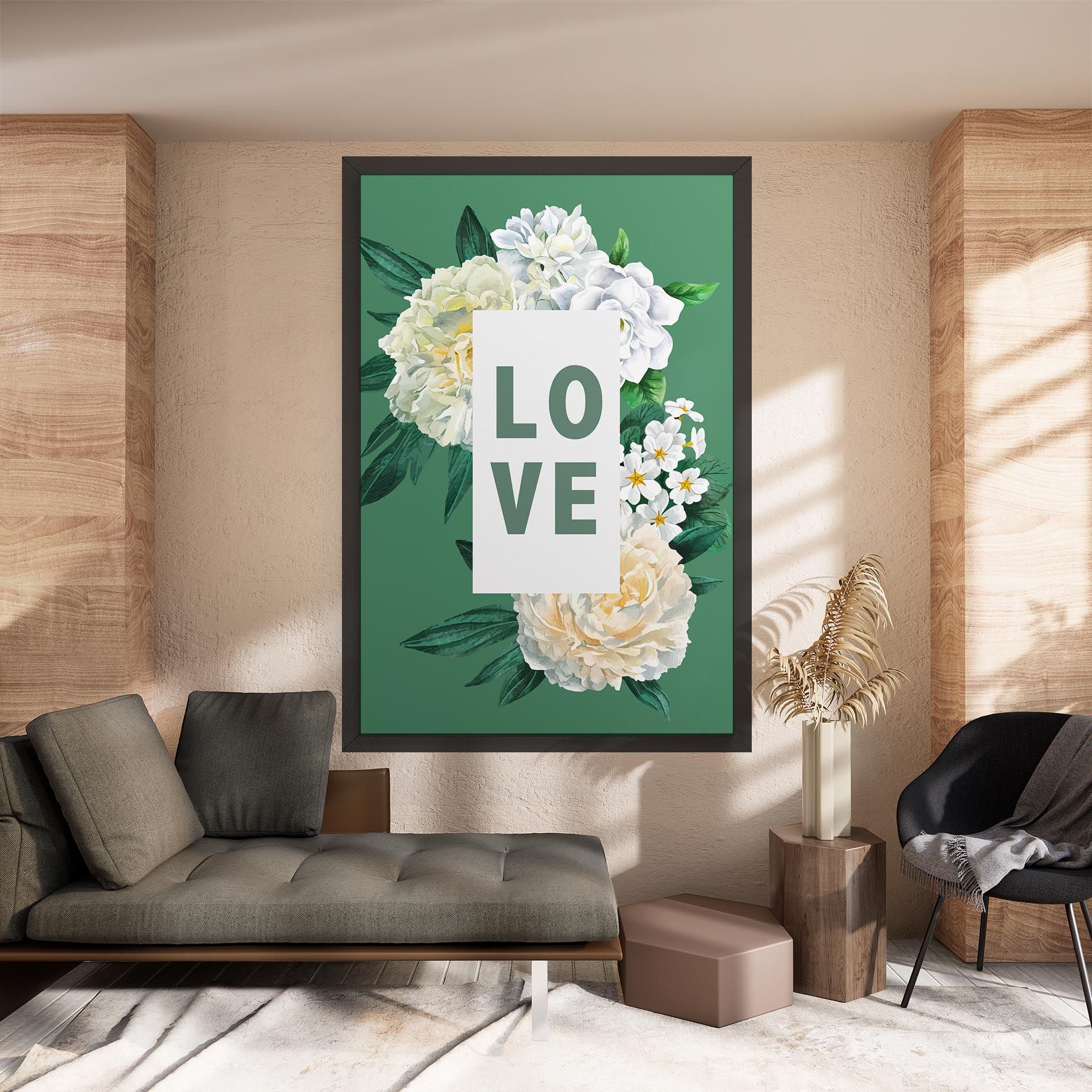 Love Green Rose mockup 8