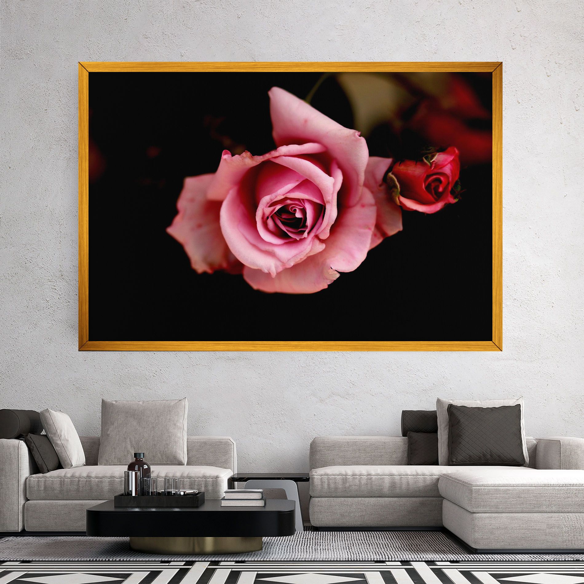 Opened Pink Rose mockup 2