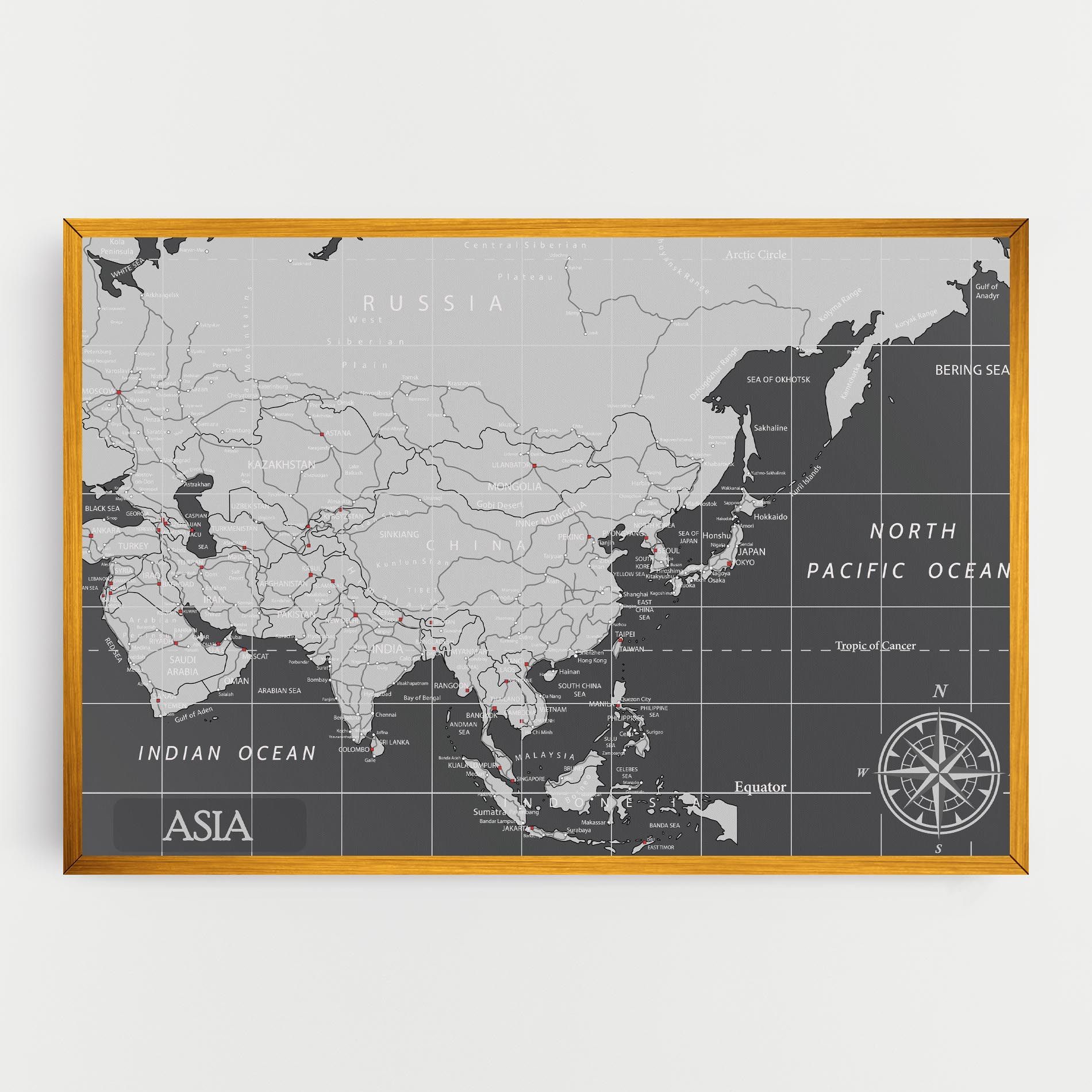 Asia Minimal Map mockup 0