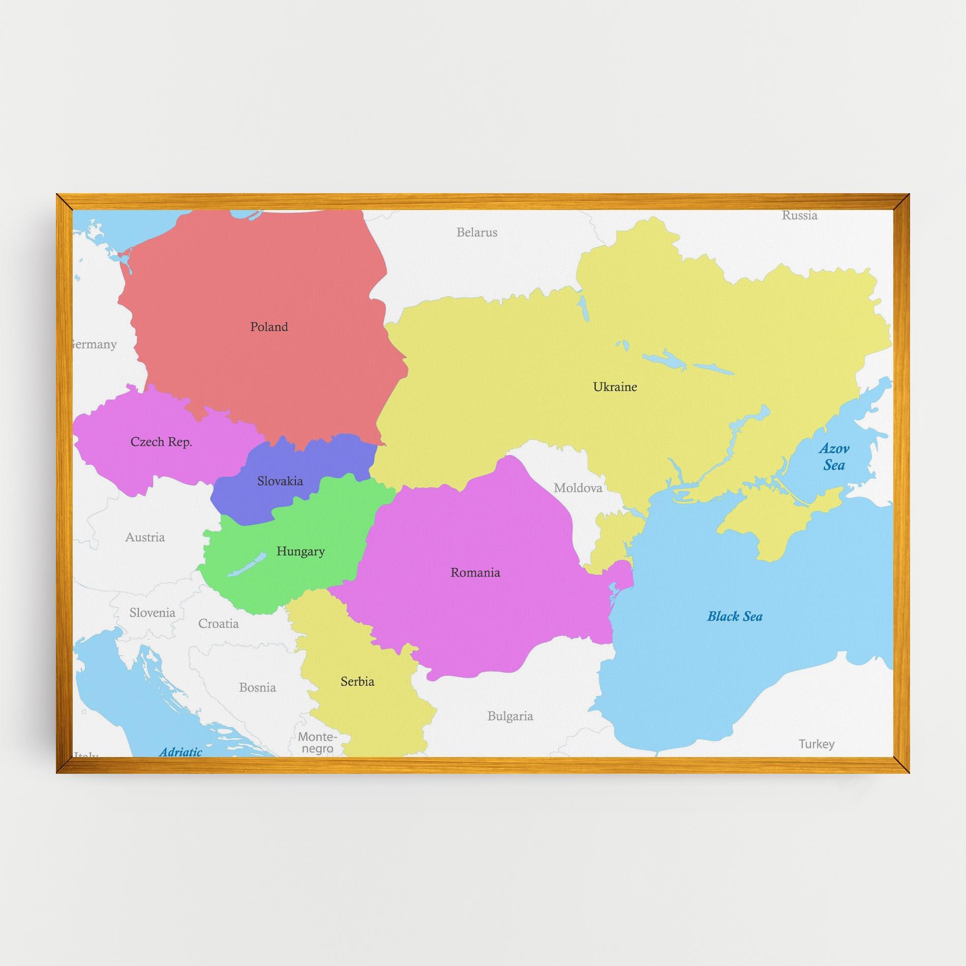 Картина на платно Black Sea mockup 0