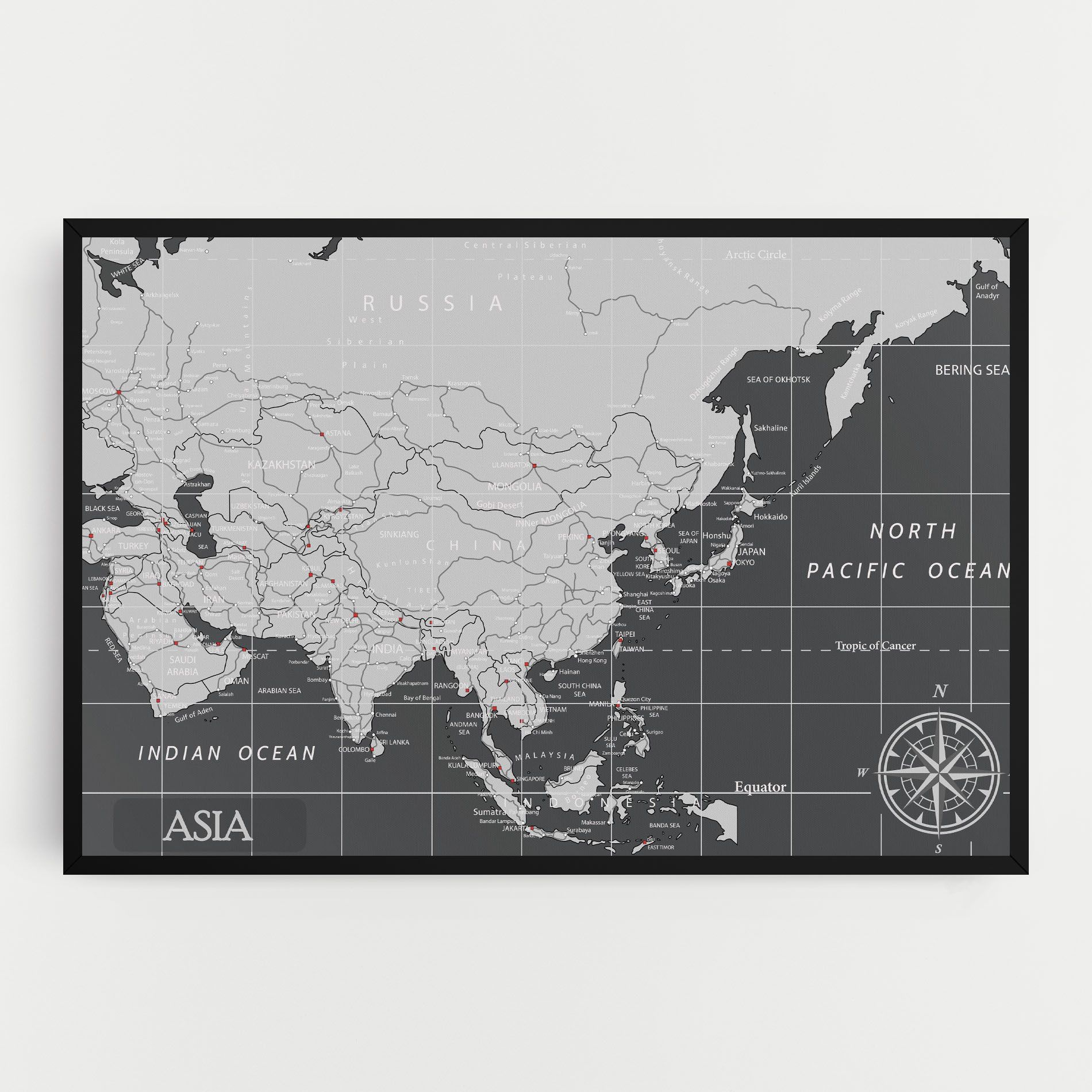 Asia Minimal Map mockup 0