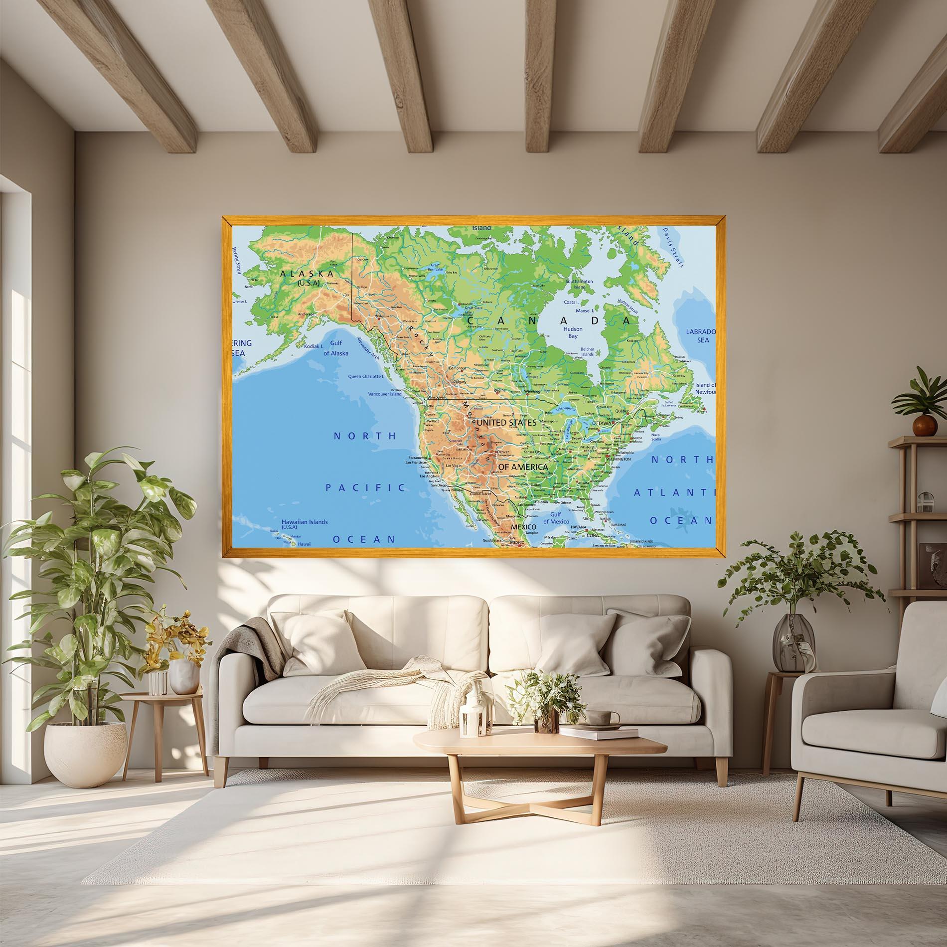 Картина на платно Canada mockup 6