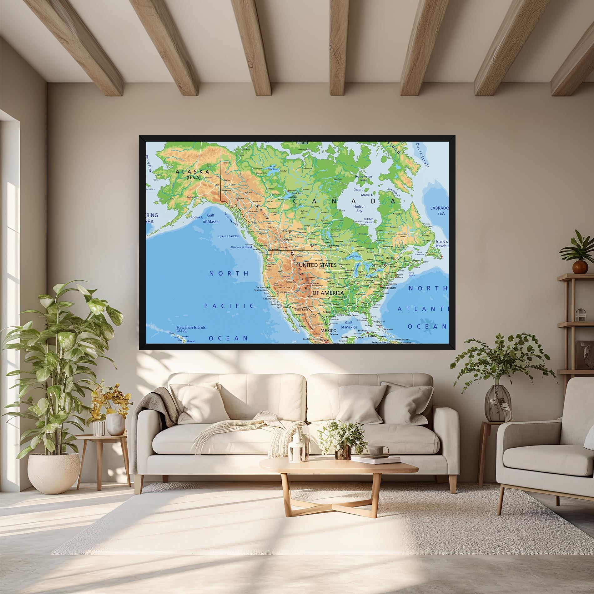 Картина на платно Canada mockup 6