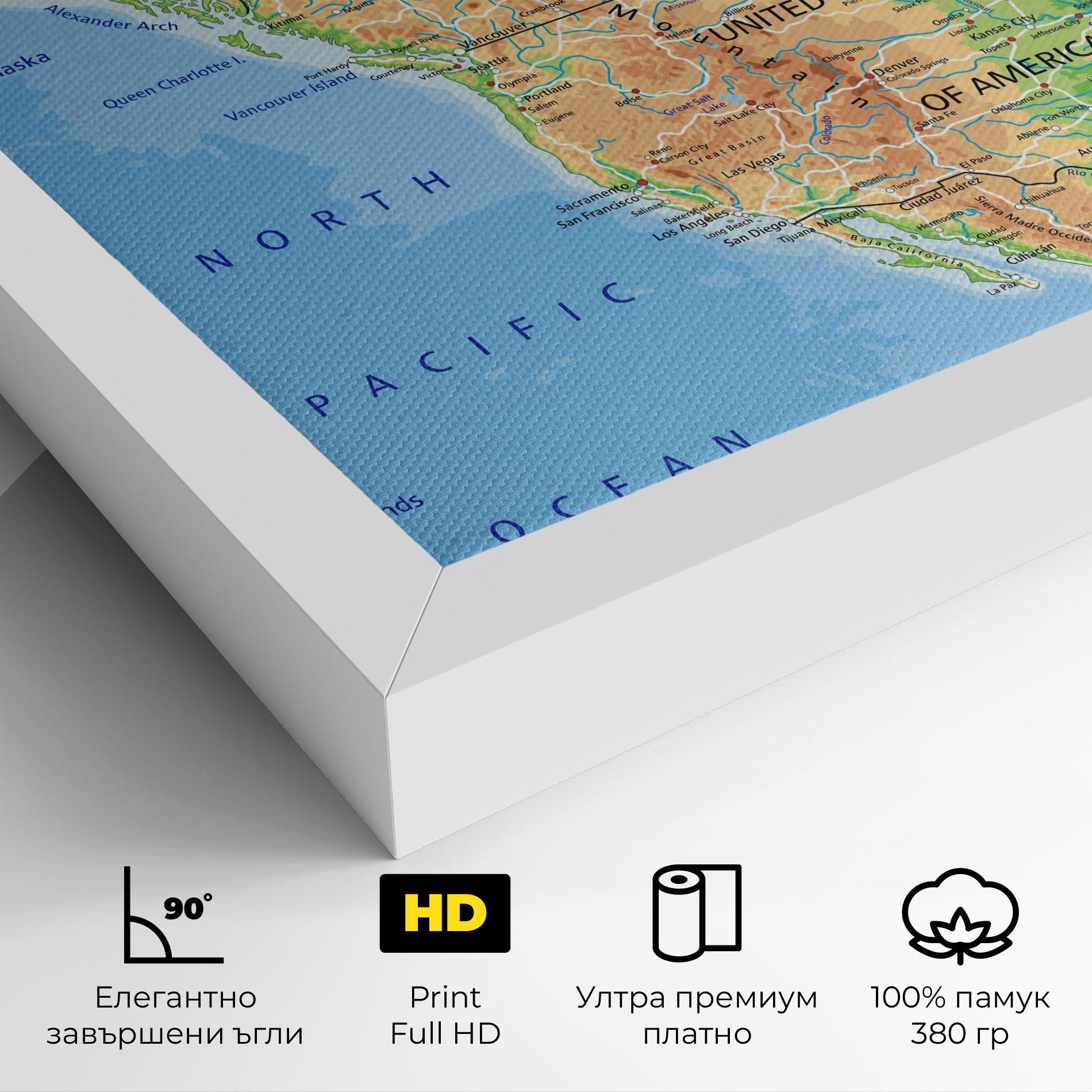 Картина на платно Canada mockup 4