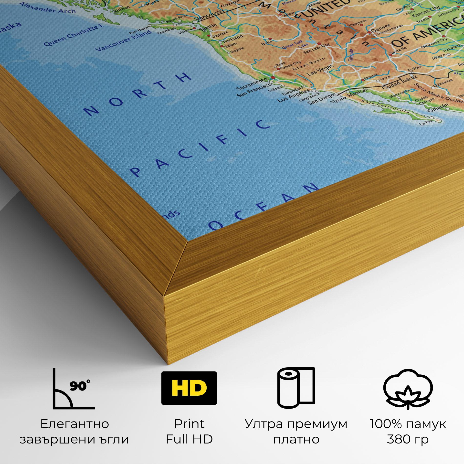 Картина на платно Canada mockup 4