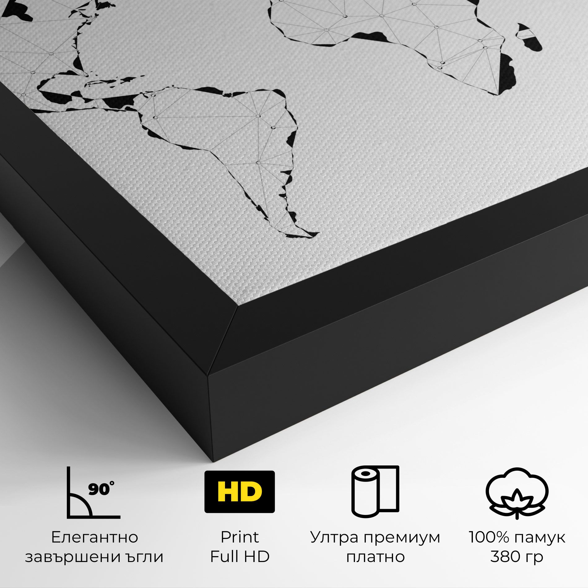 Black Line Map mockup 4
