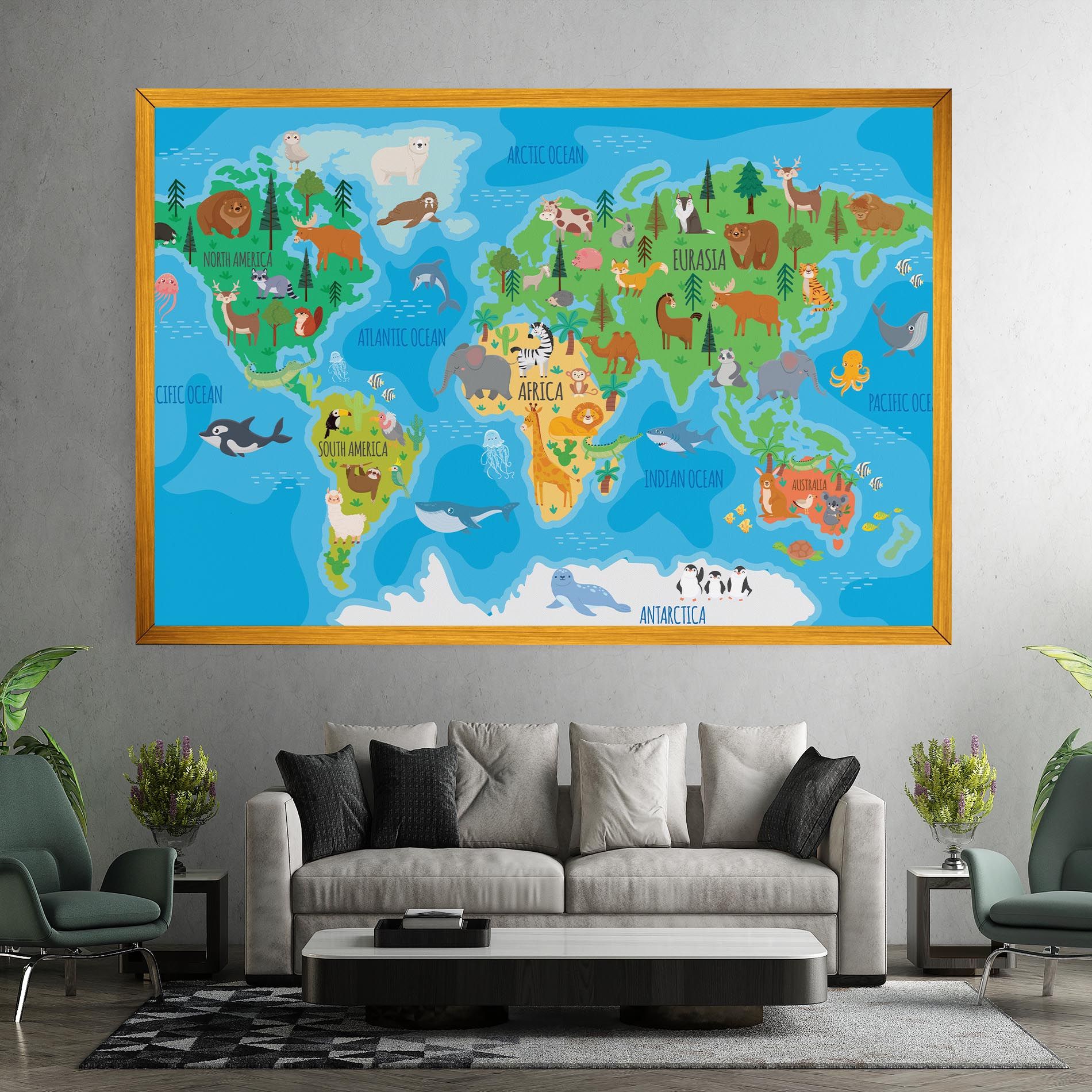 Worldwide Kids Map mockup 7