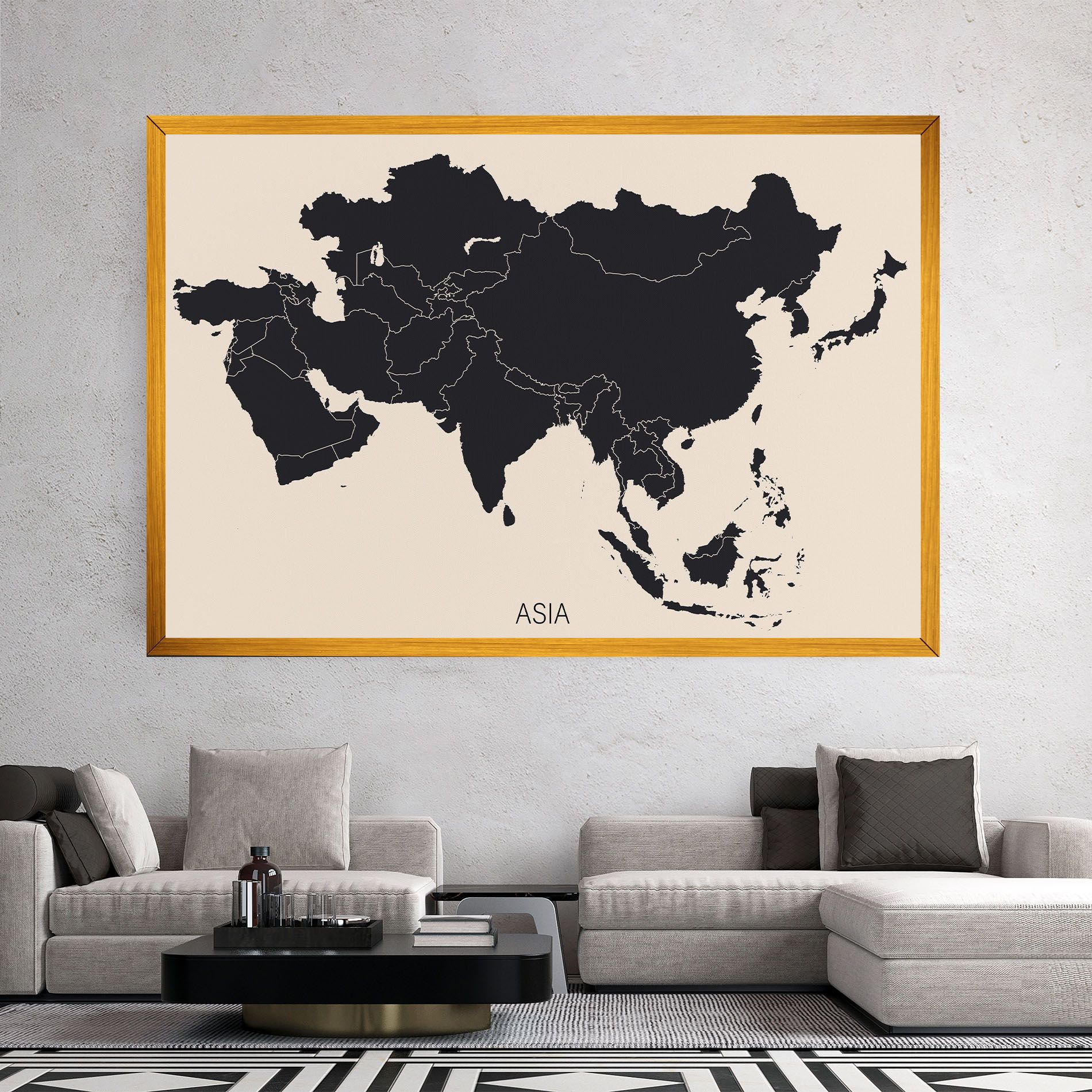 Asia Continent mockup 2