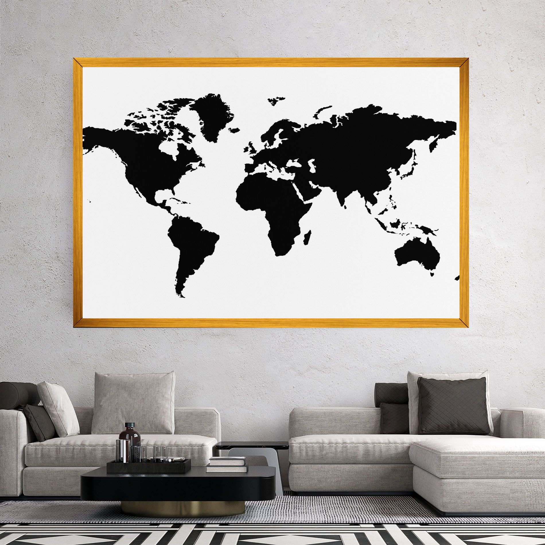 Global Black Map mockup 2