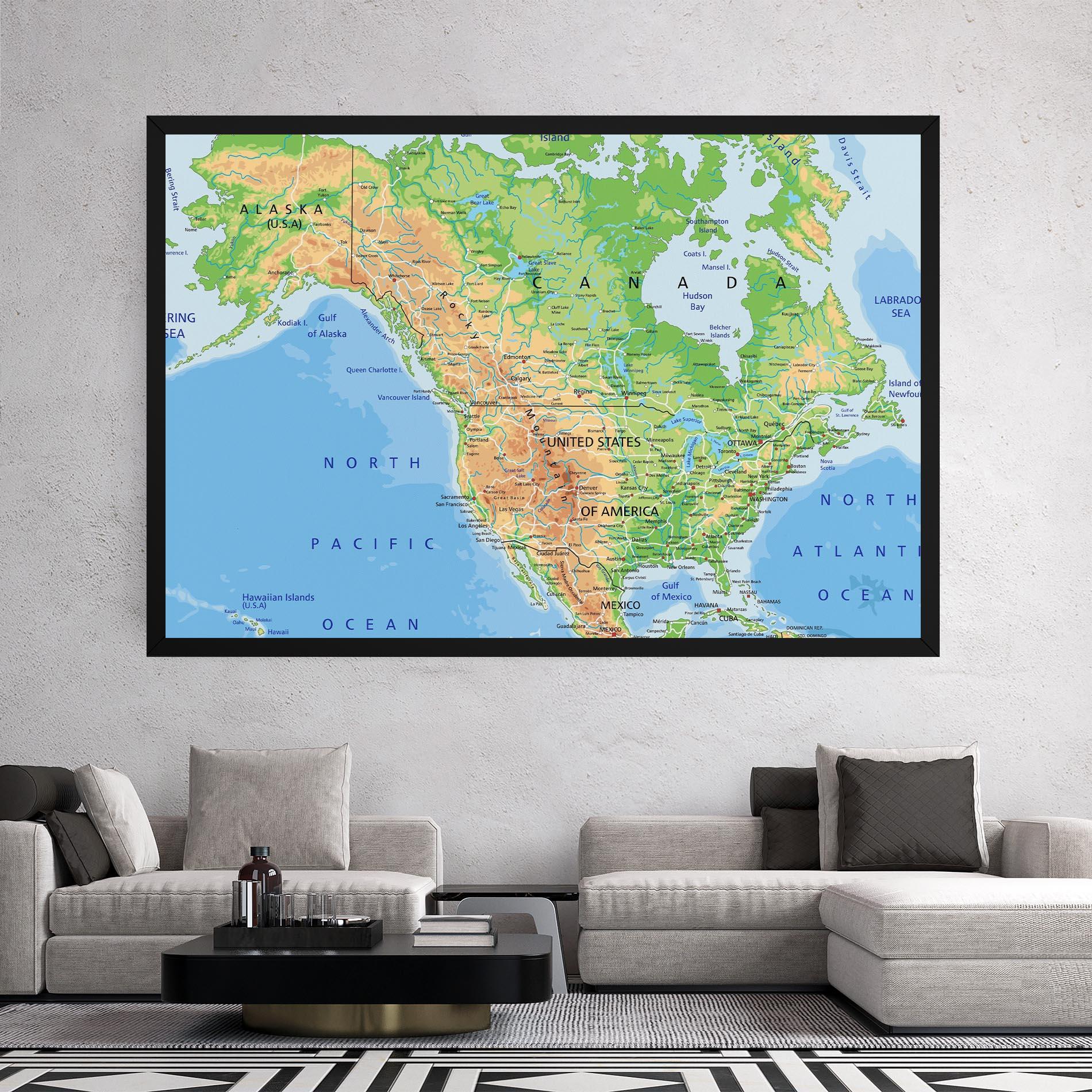 Картина на платно Canada mockup 2