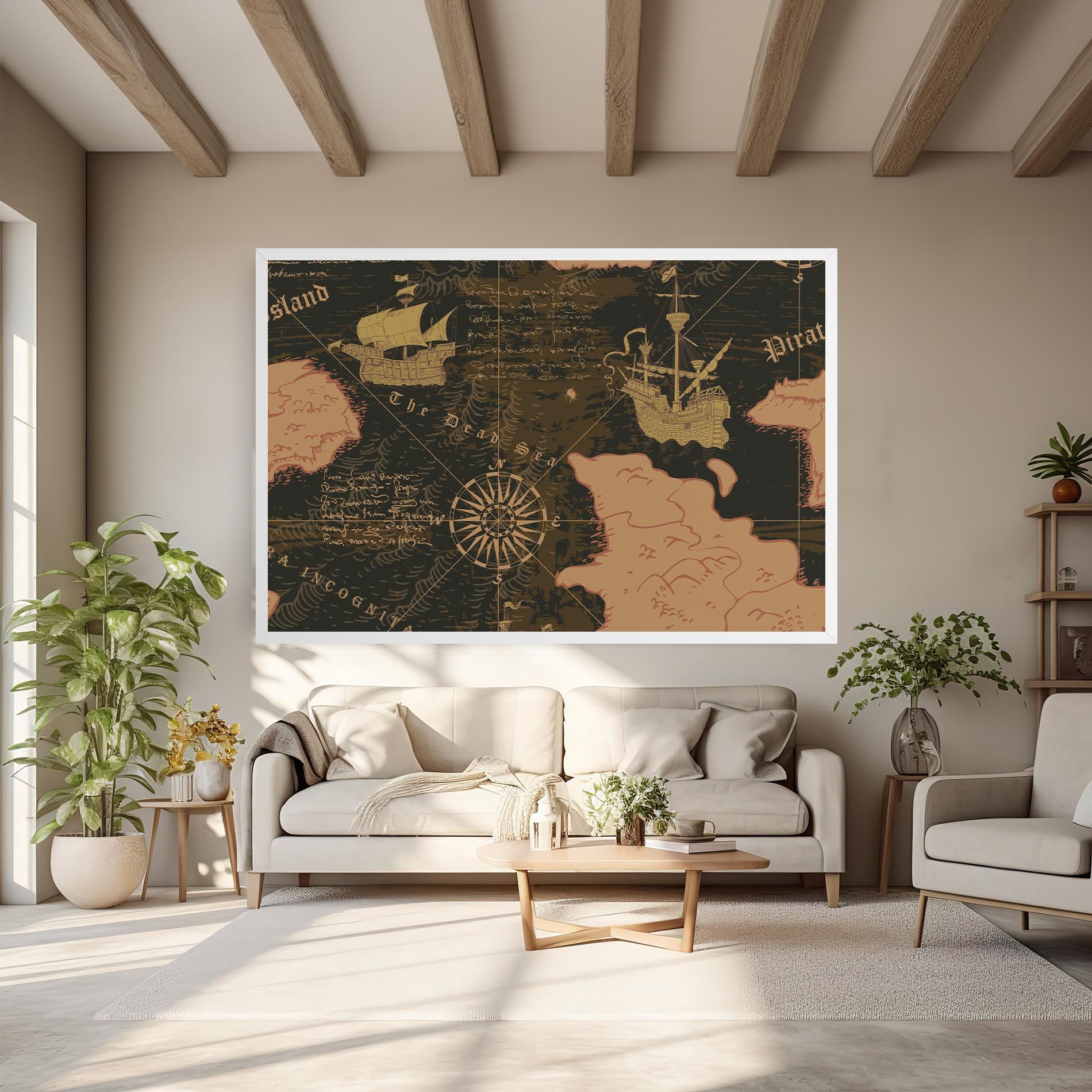 Cool Old Map mockup 6
